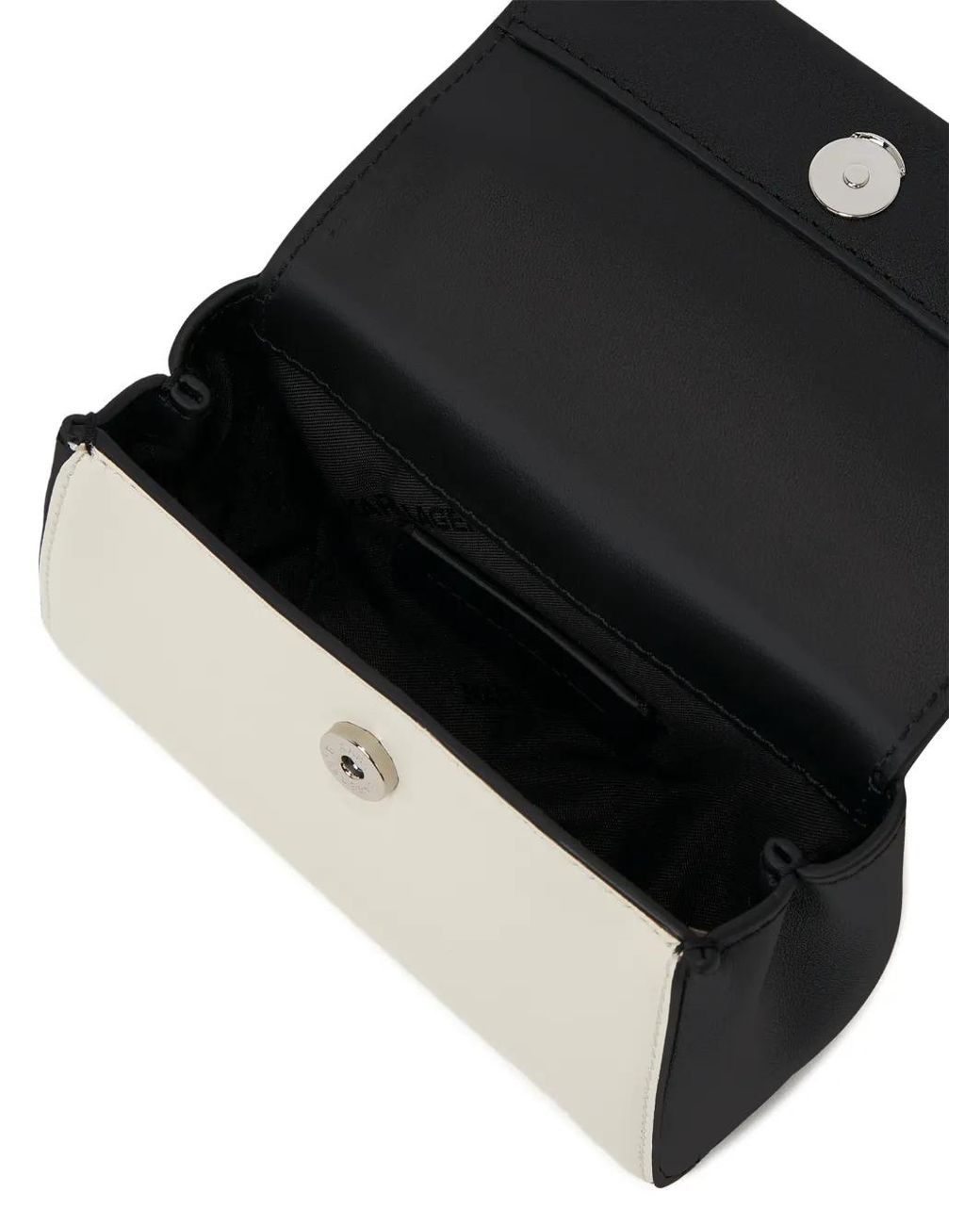 Karl Lagerfeld Black K/Autograph Leather Tote Bag
