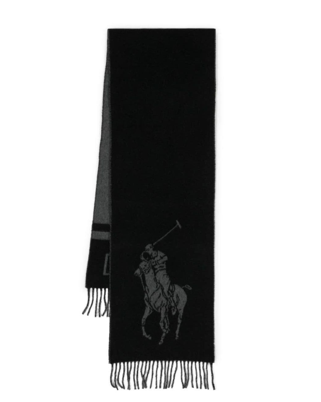 Polo Ralph Lauren Polo Pony-motif Scarf in Black for Men | Lyst