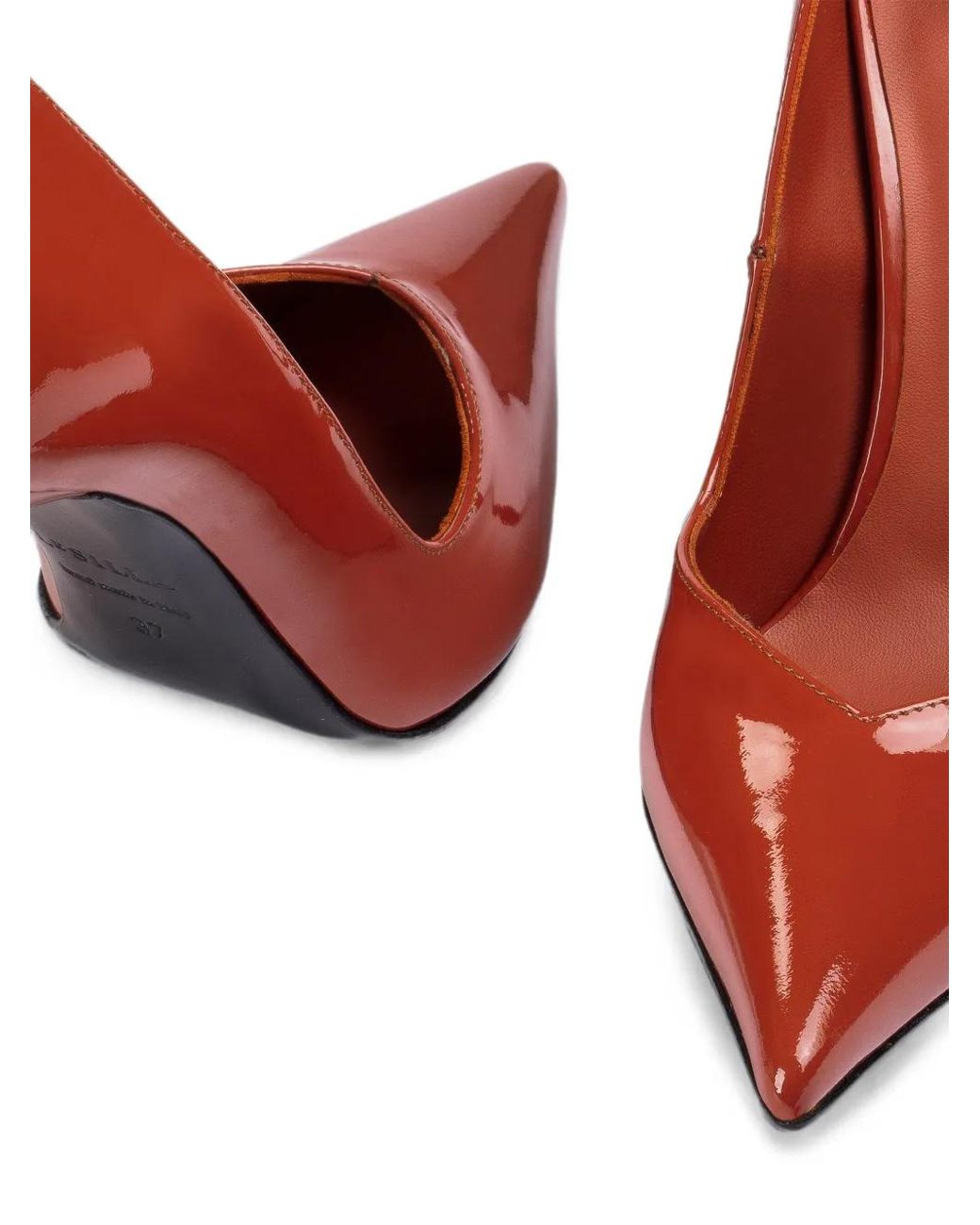 Le Silla Red Vivienne Patent Leather Heeled Pumps