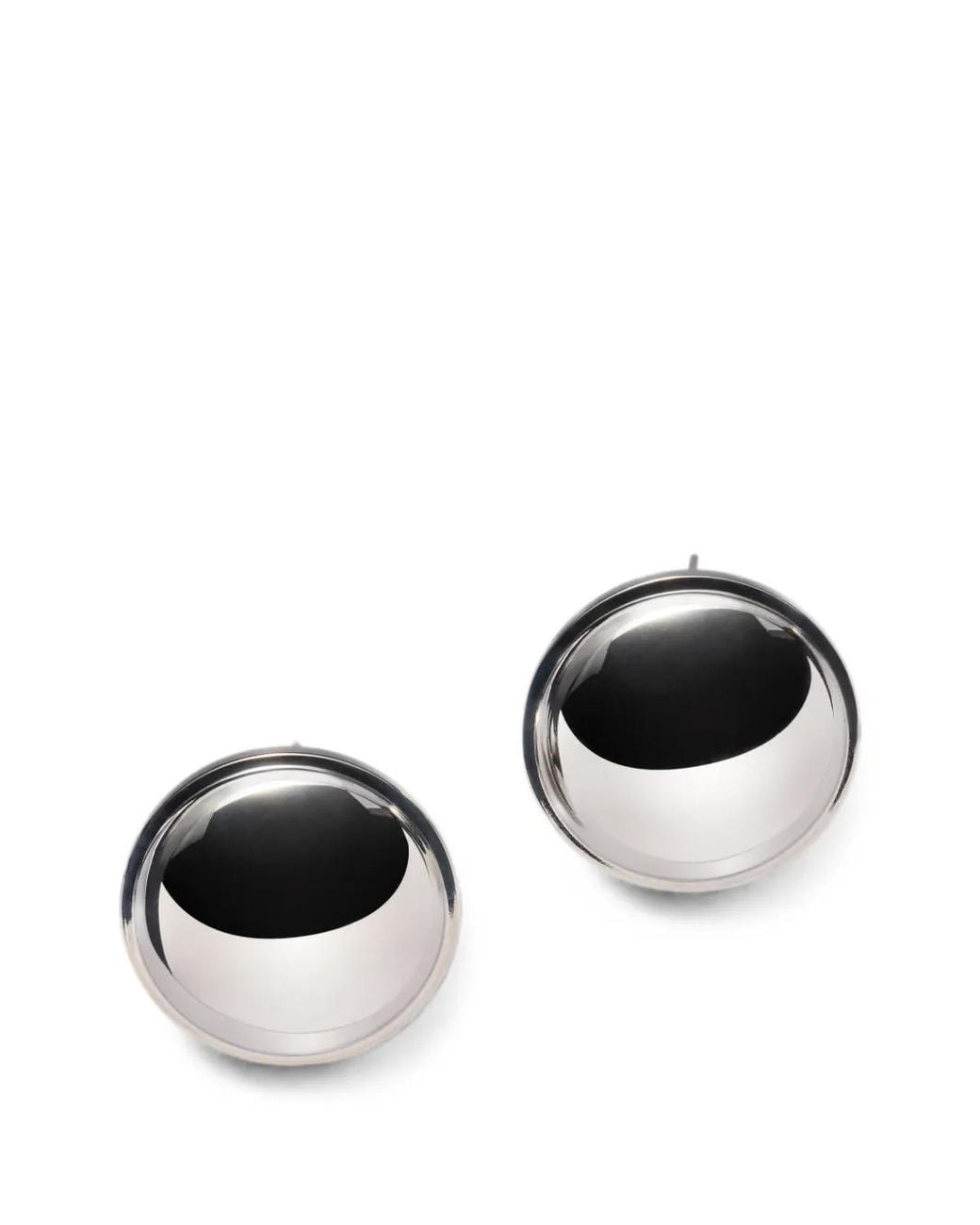 Lemaire Black Witch Mirror Earrings