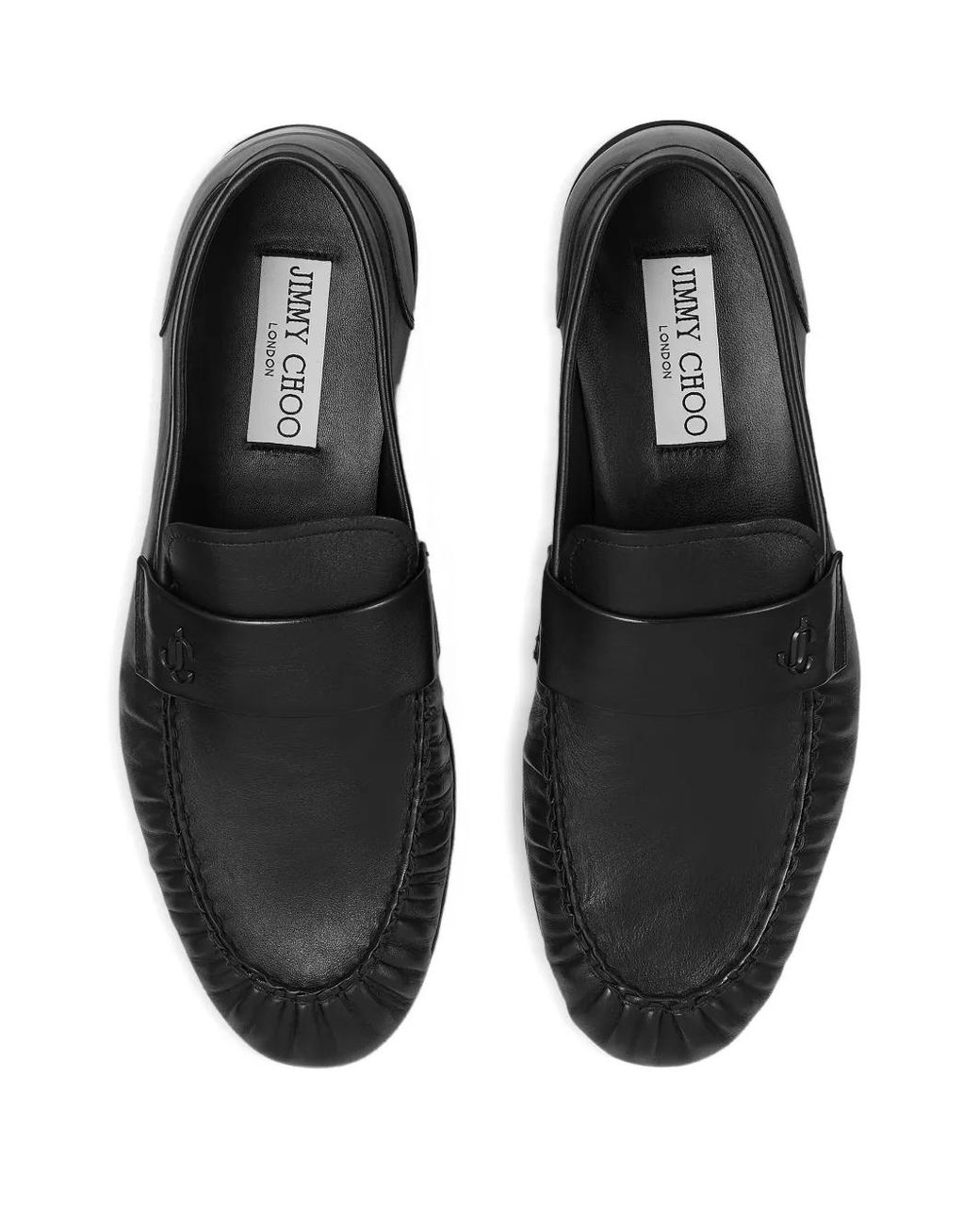 Jimmy Choo Black Ellis Loafers for men