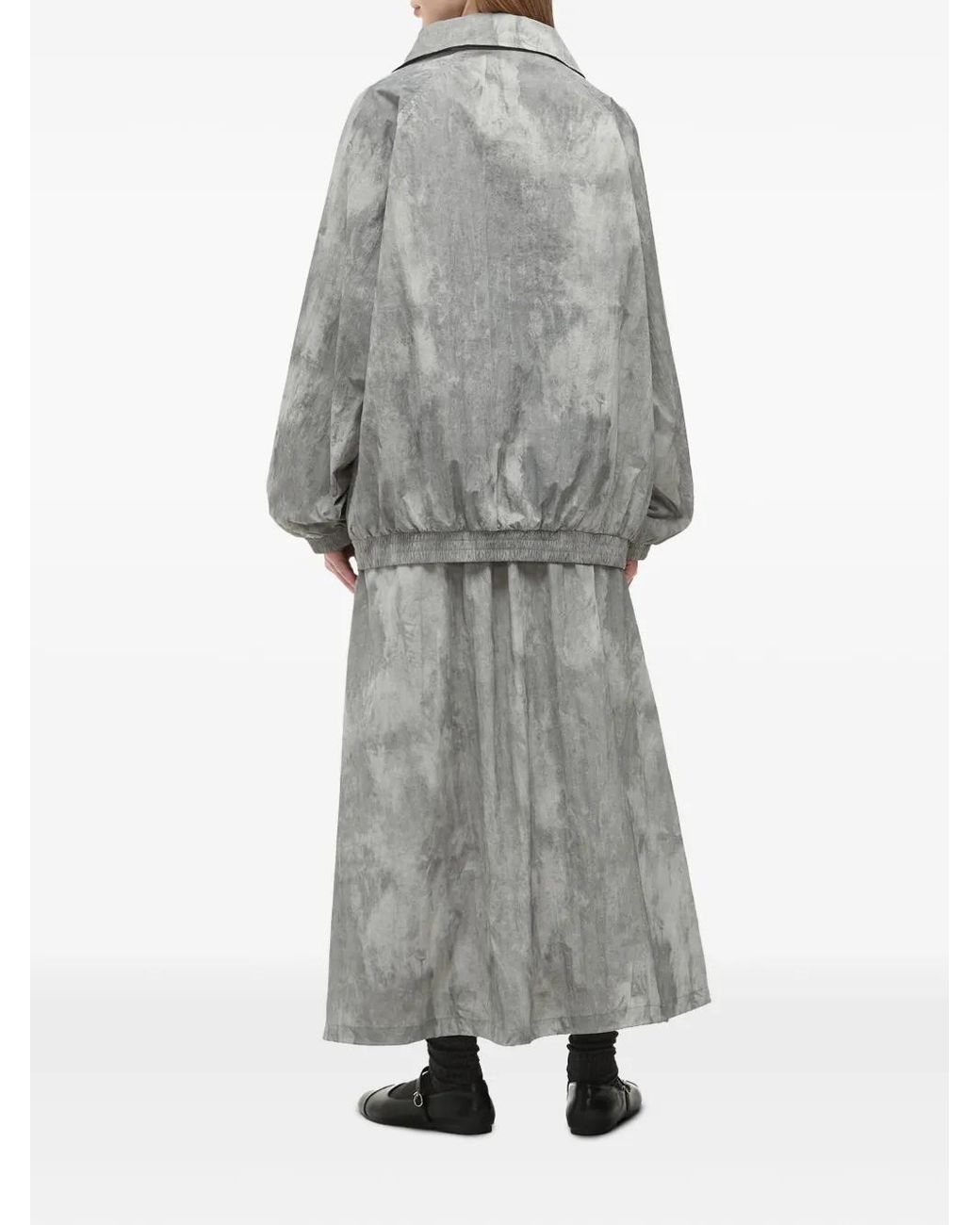 B+ AB Gray Distress-Finish Skirt