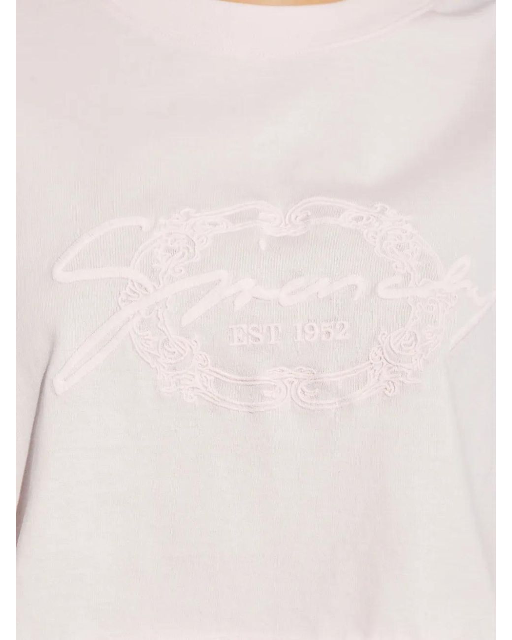 Givenchy Cropped T-Shirt in het Pink