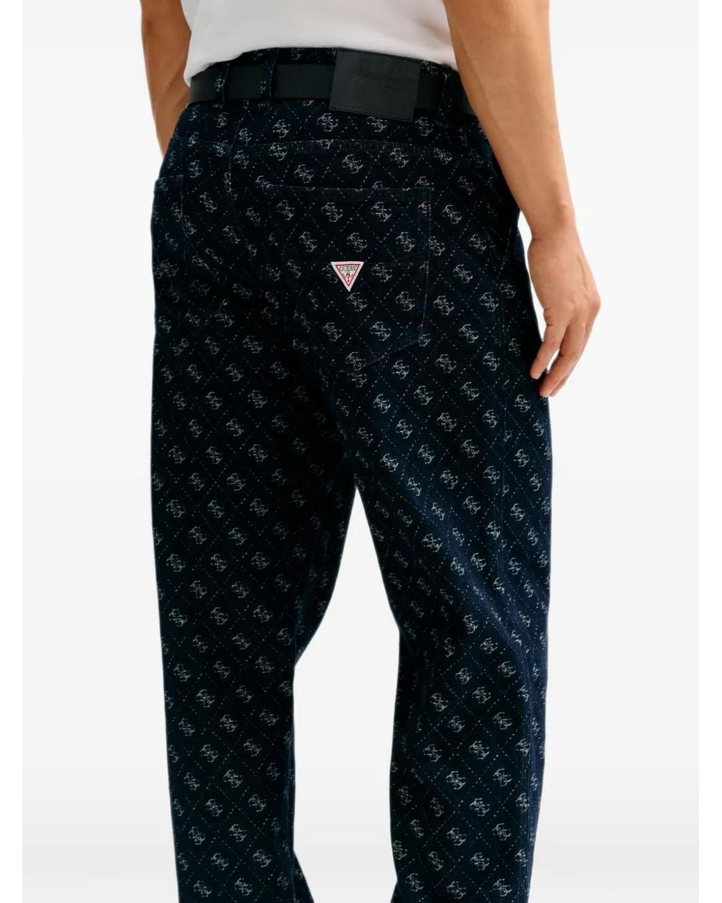 Guess Black Damon Chino Jeans for men