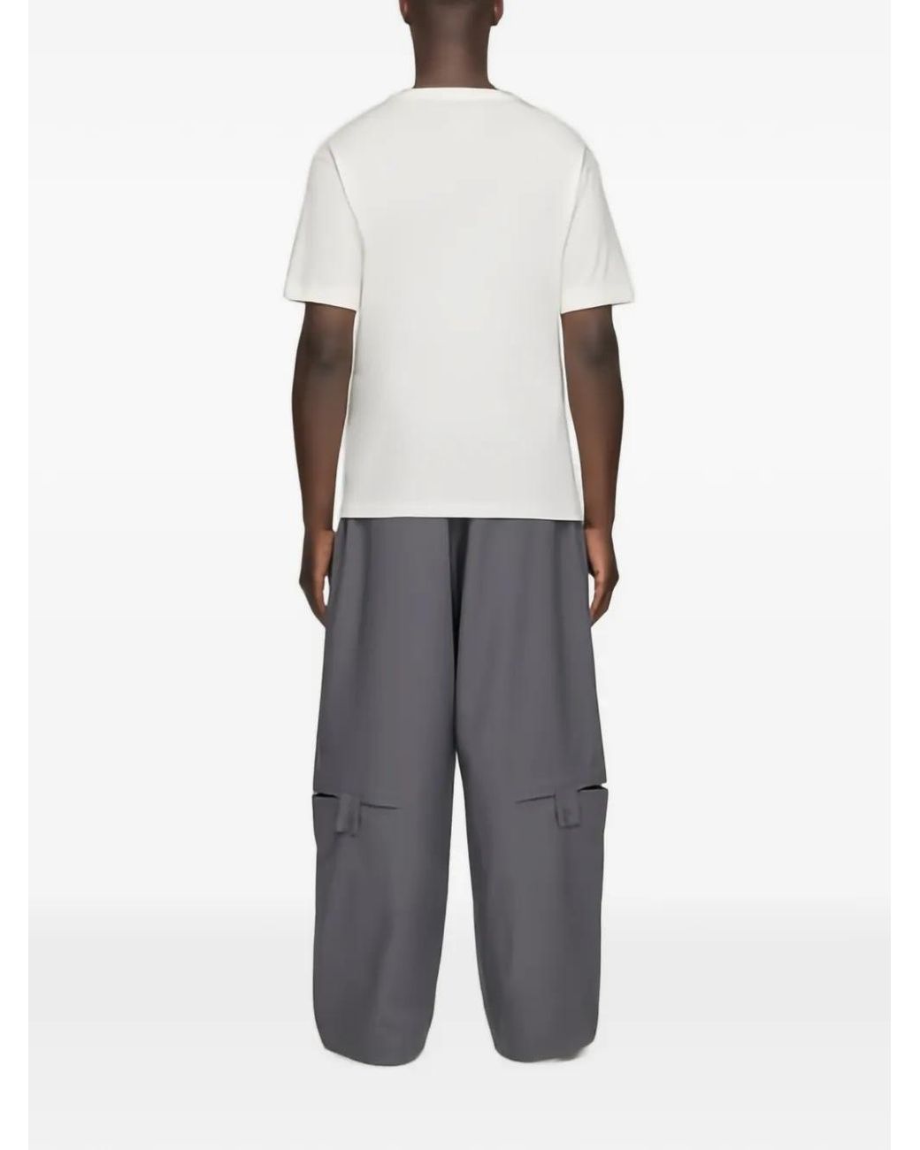Y-3 White Slim Short Sleeve T-Shirt