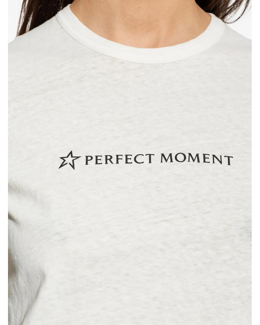 Perfect Moment White T-Shirt À Logo Imprimé