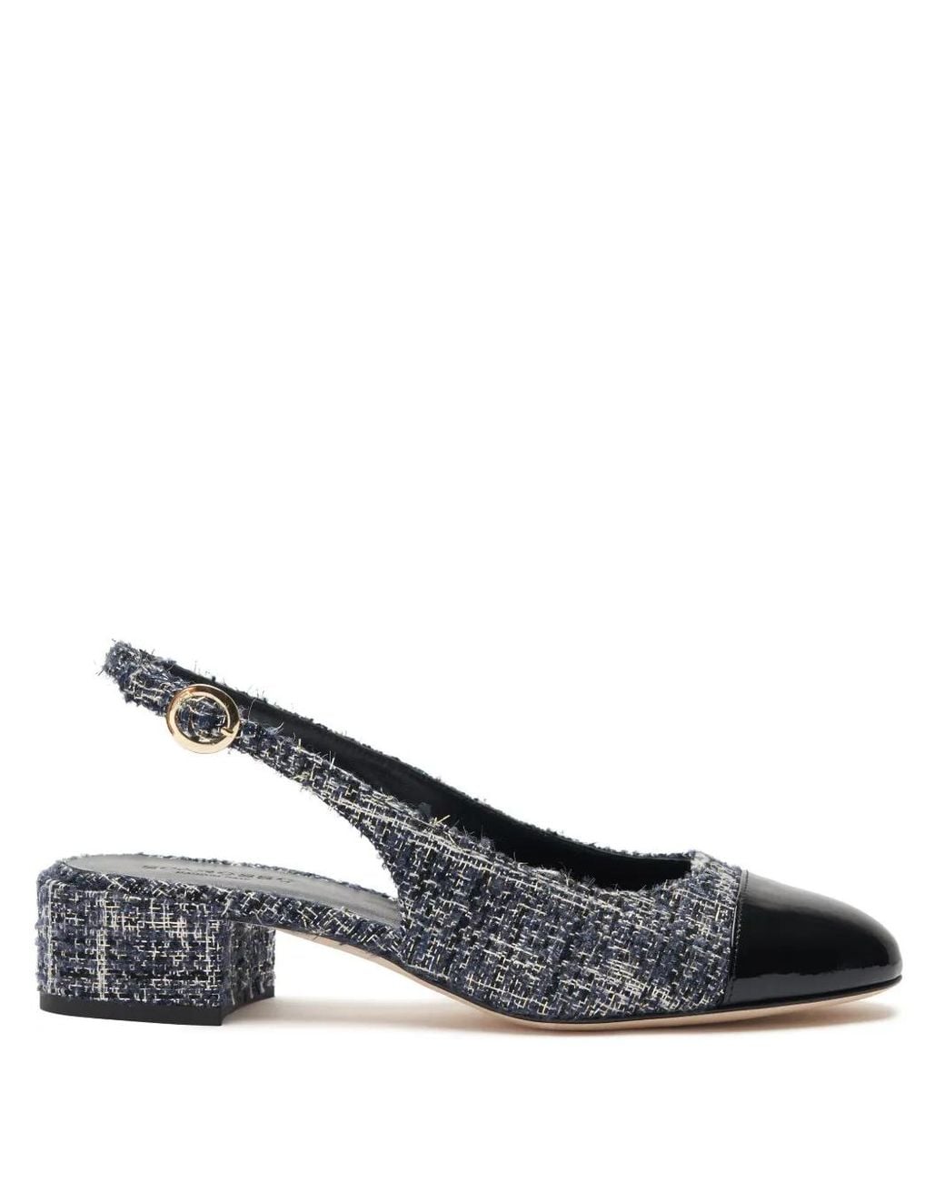 Scarosso Blue 35Mm Coco Pumps