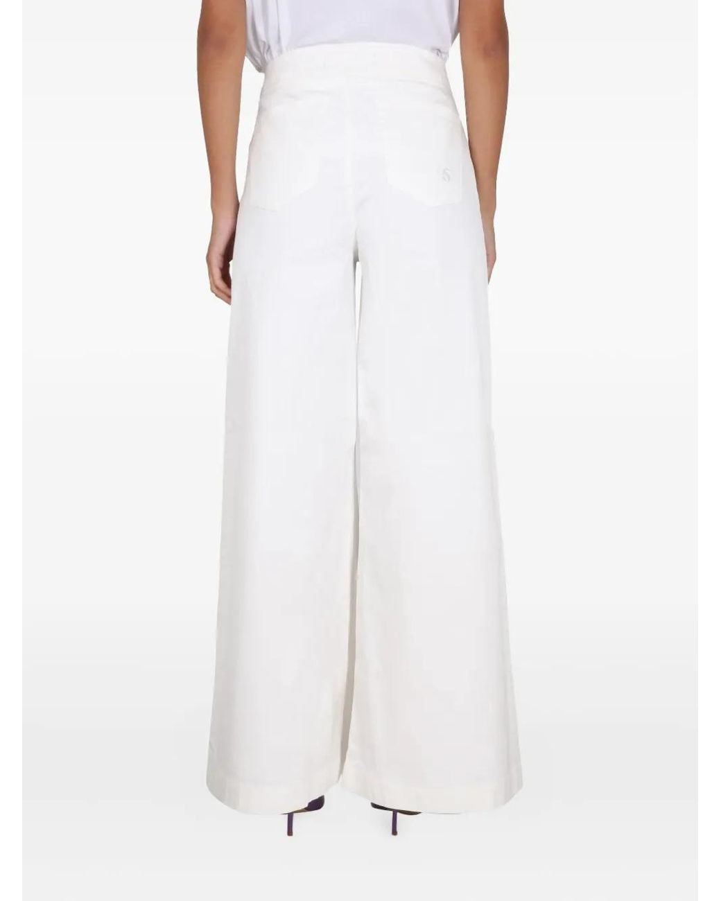 Pantalones Con Botones Department 5 de color White