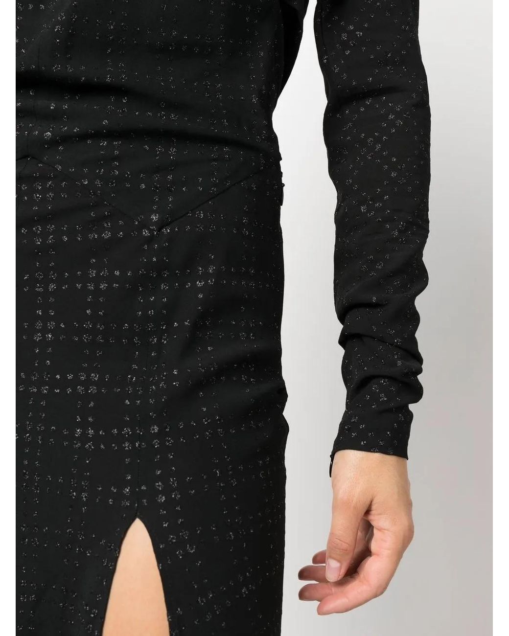 Philosophy Di Lorenzo Serafini Black Halterneck Tie-Fastening Dress