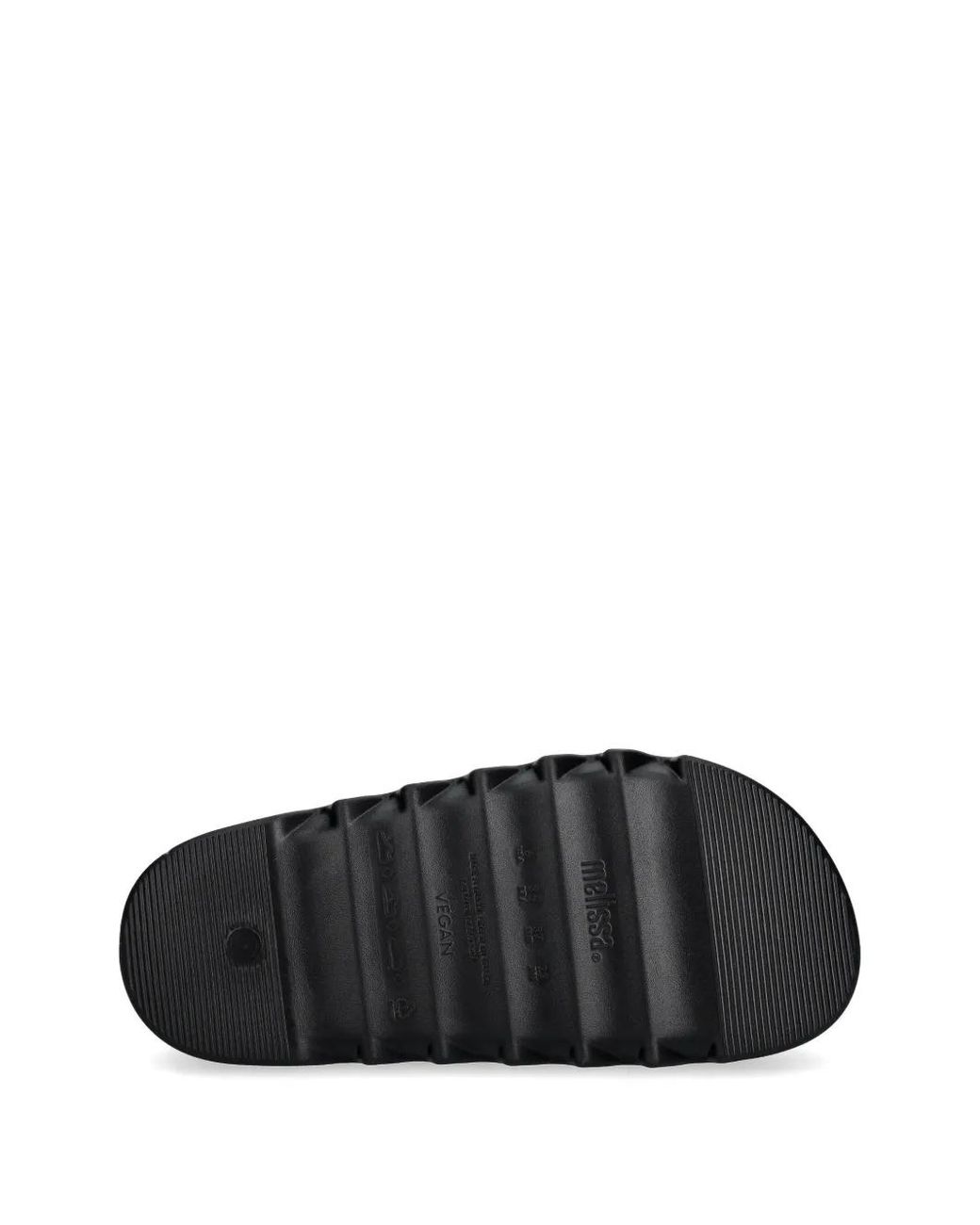 Melissa Black Cozy Cross Platform Slides