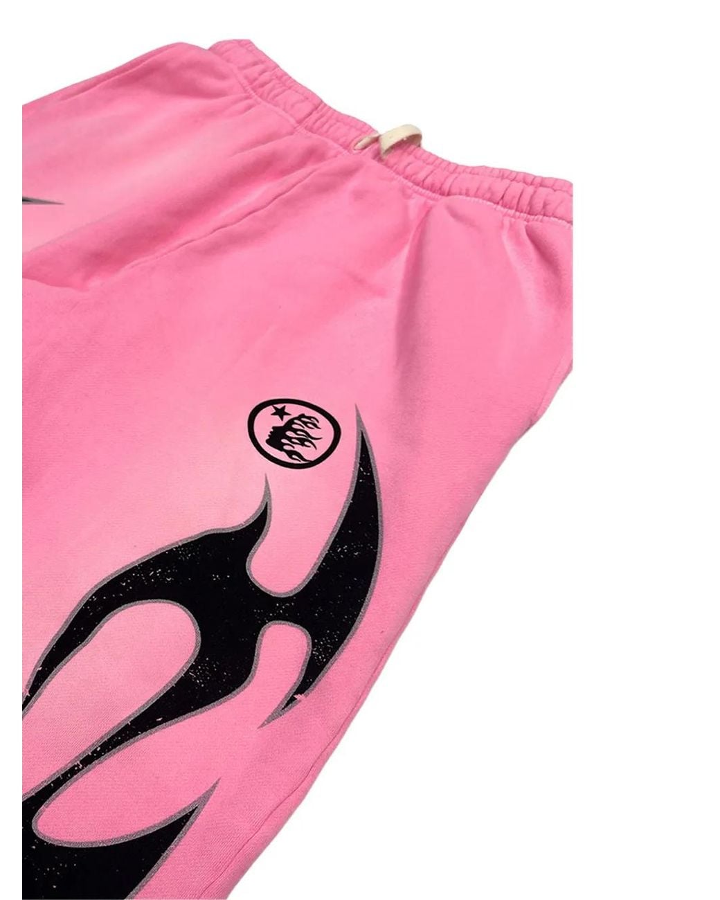 HELLSTAR Pink Studios Flame Track Pants for men