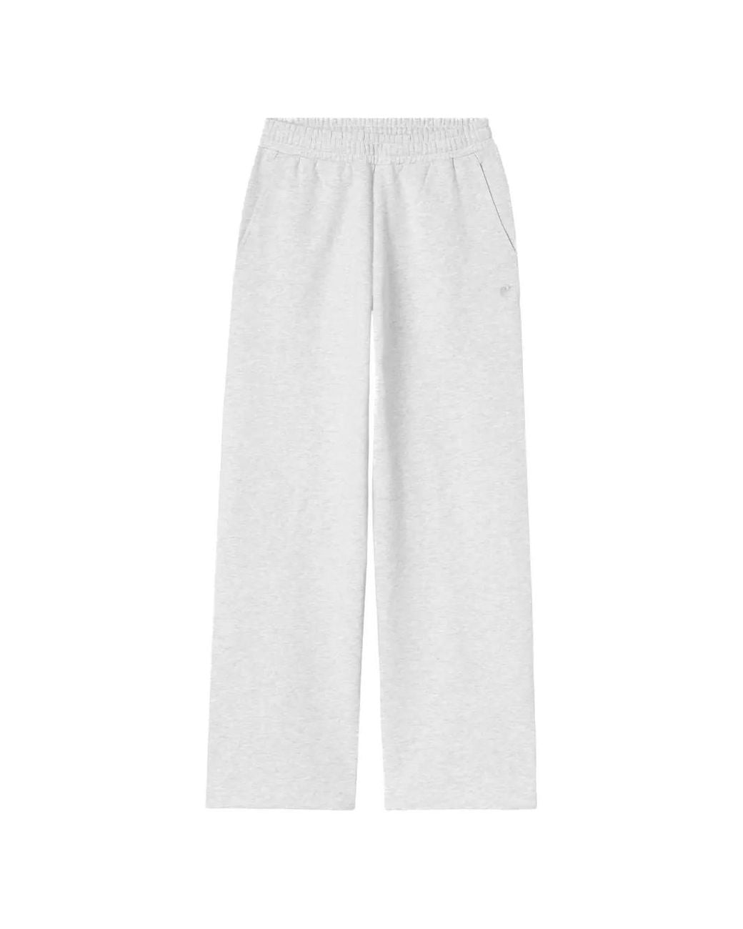 Carhartt White Cassie Logo-Patch Track Pants