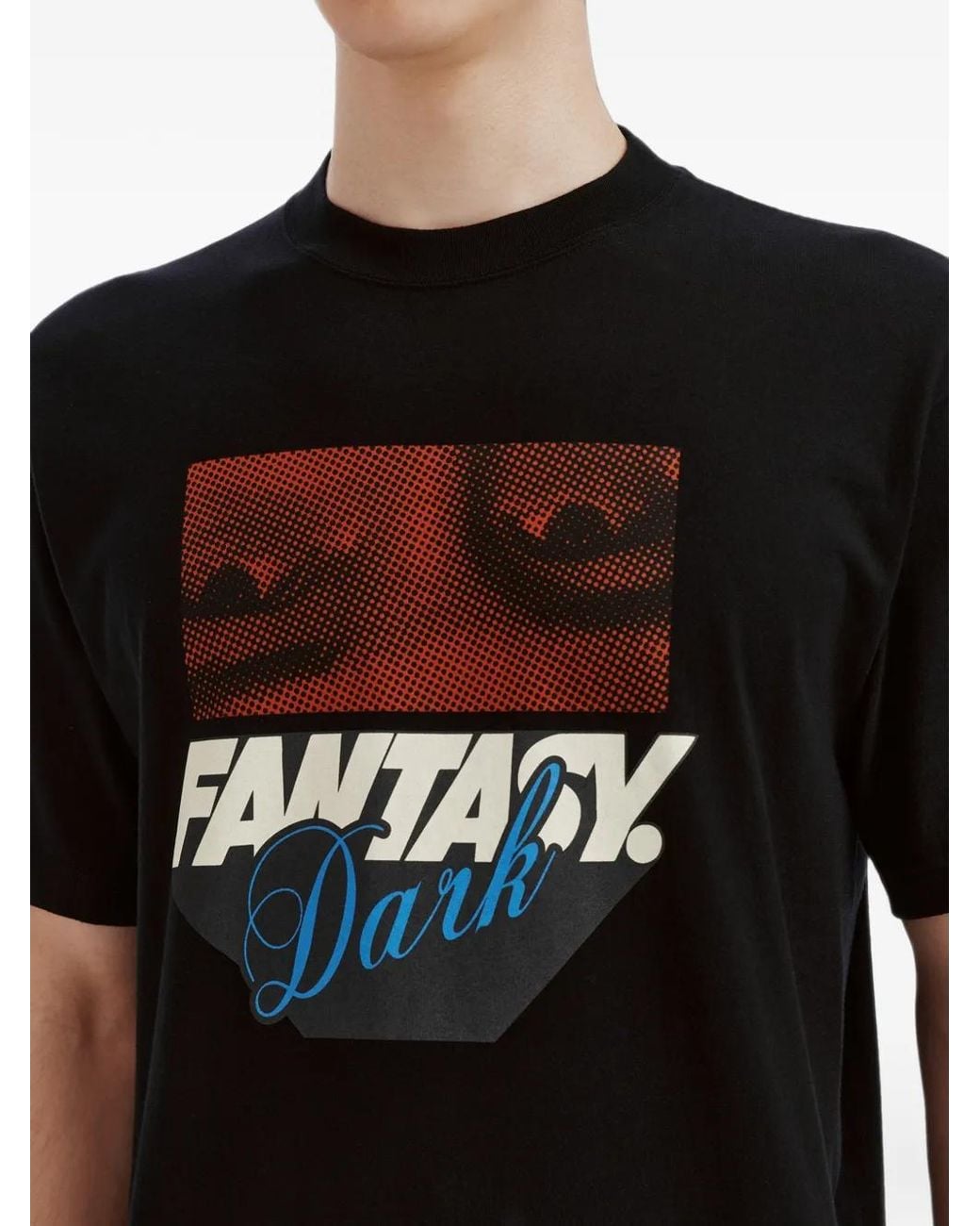 Undercover Black Graphic-Print T-Shirt for men