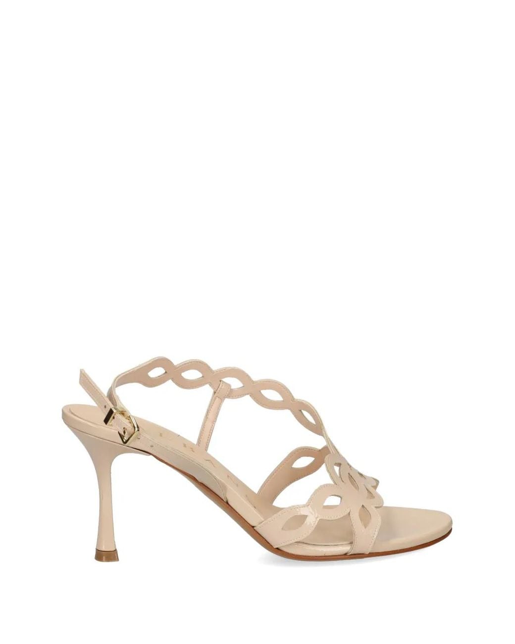 Albano Natural Cut-Out Sandals