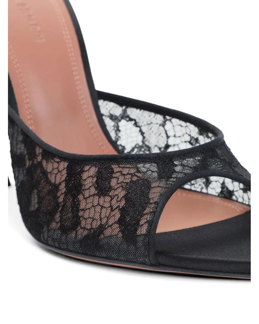 AMINA MUADDI White Alexa Lace 95 Pumps