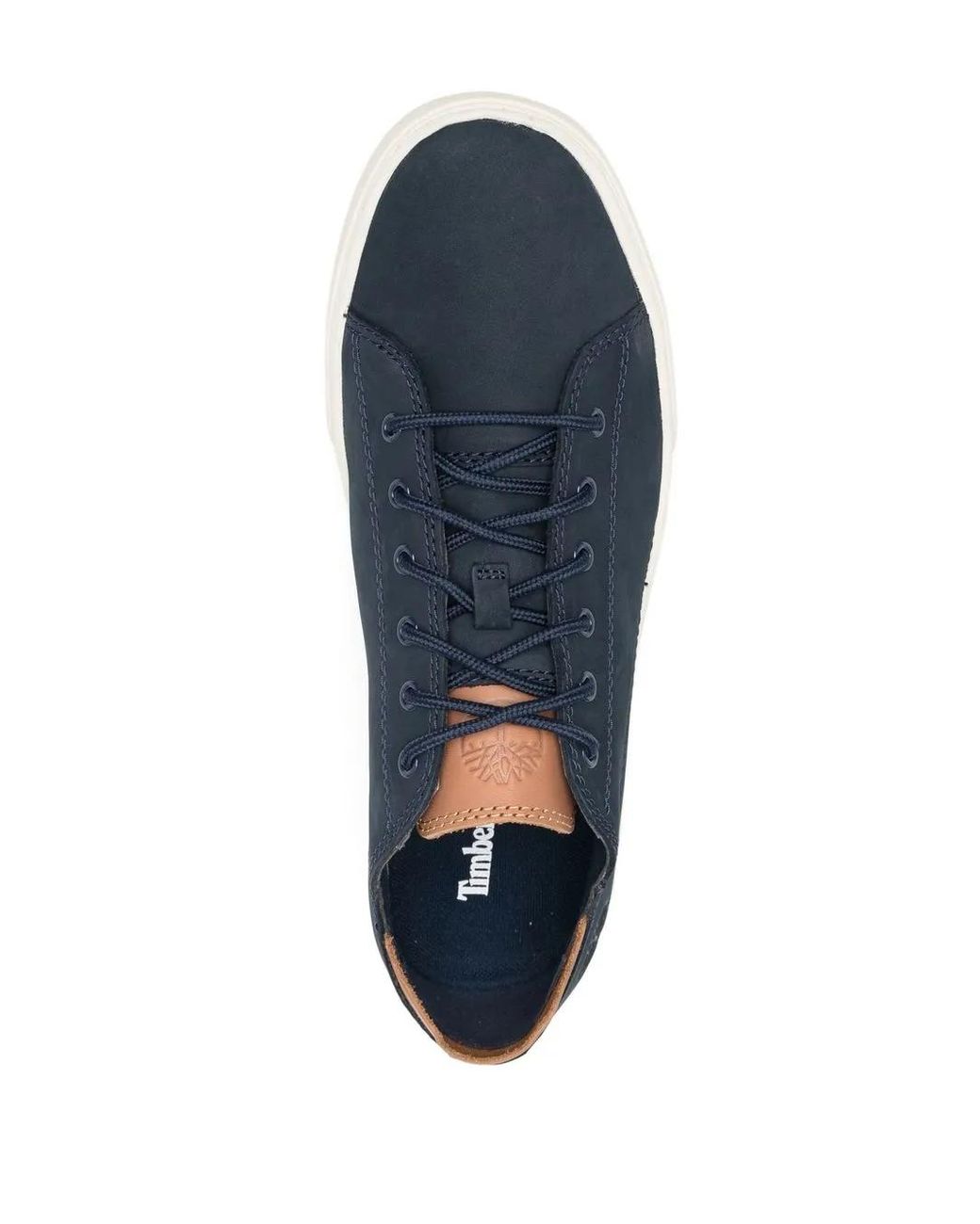 Timberland Blue Sneakers With Logo for men