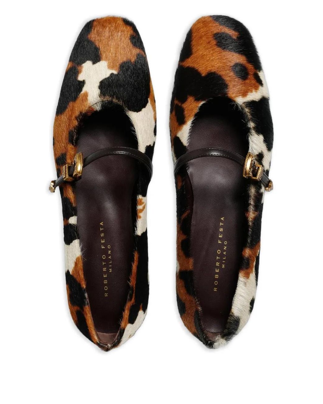 Roberto Festa White Grisel Ballet Flats