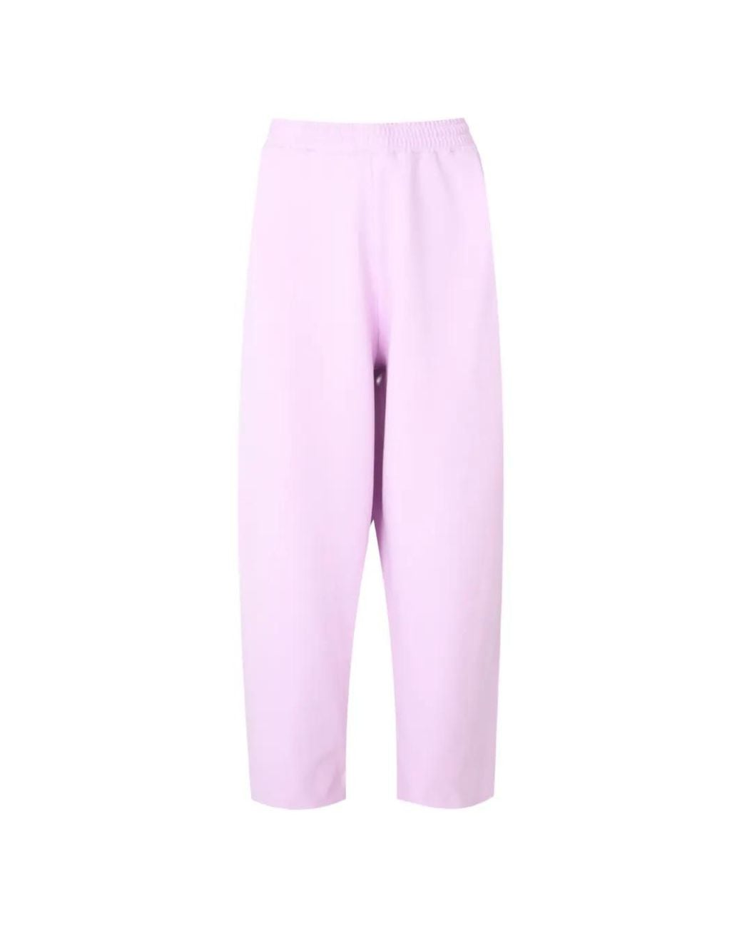 PANGAIA Pink Double-Jersey Pleated Track Pants