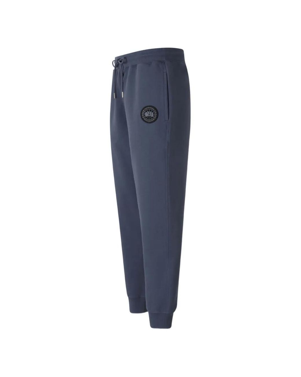 Canada Goose Blue Logo-Patch Track Pants for men