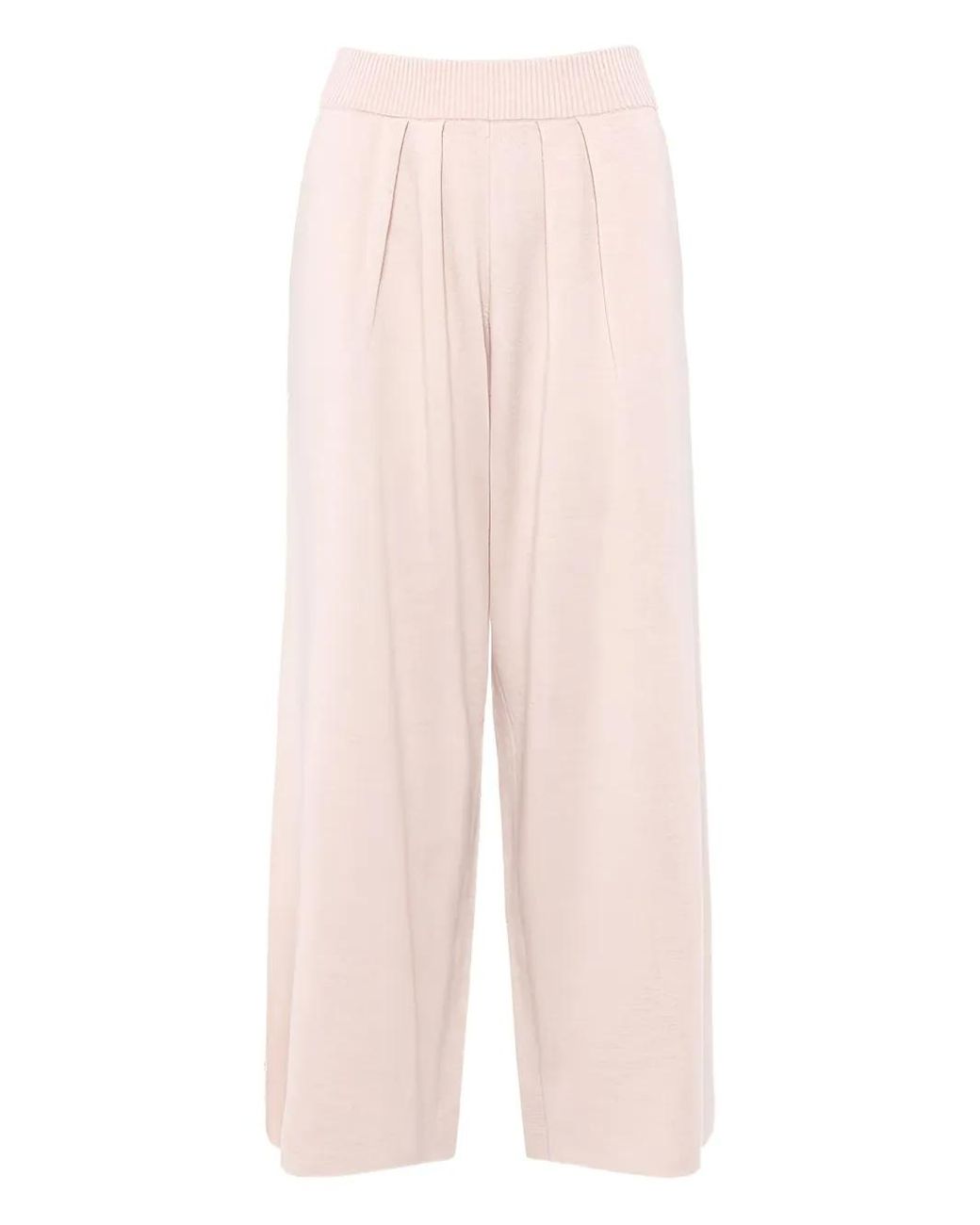 Eres White Smooth Trousers