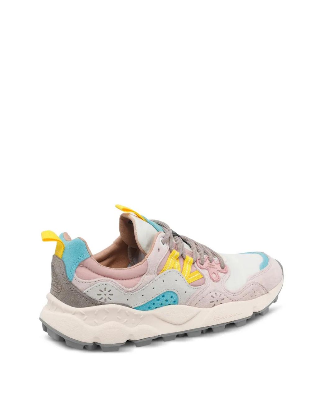 Flower Mountain White Yamano 3 Laced Sneakers