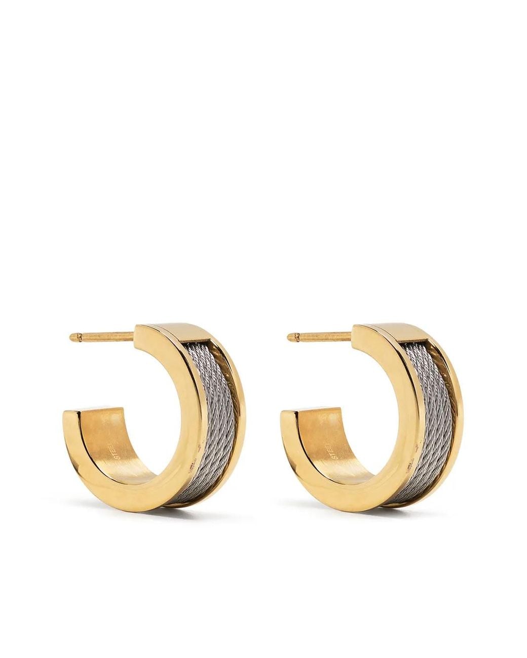 Pendientes Forever Charriol de color Metallic