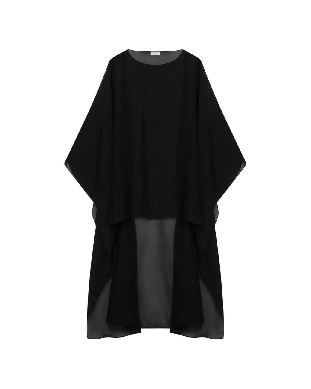 Almada Label Black Char Cape Top