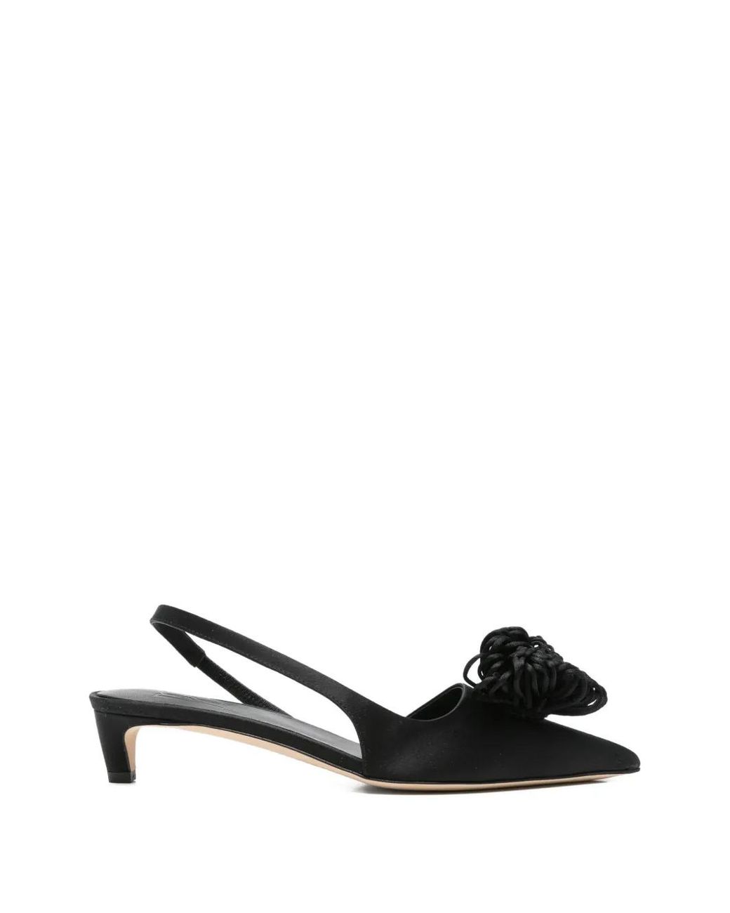 By Malene Birger Black Slingback Pumps
