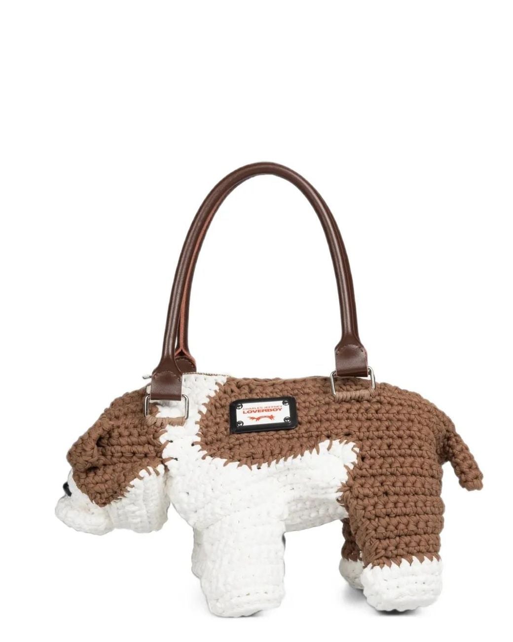 Charles Jeffrey Metallic Bulldog Bag