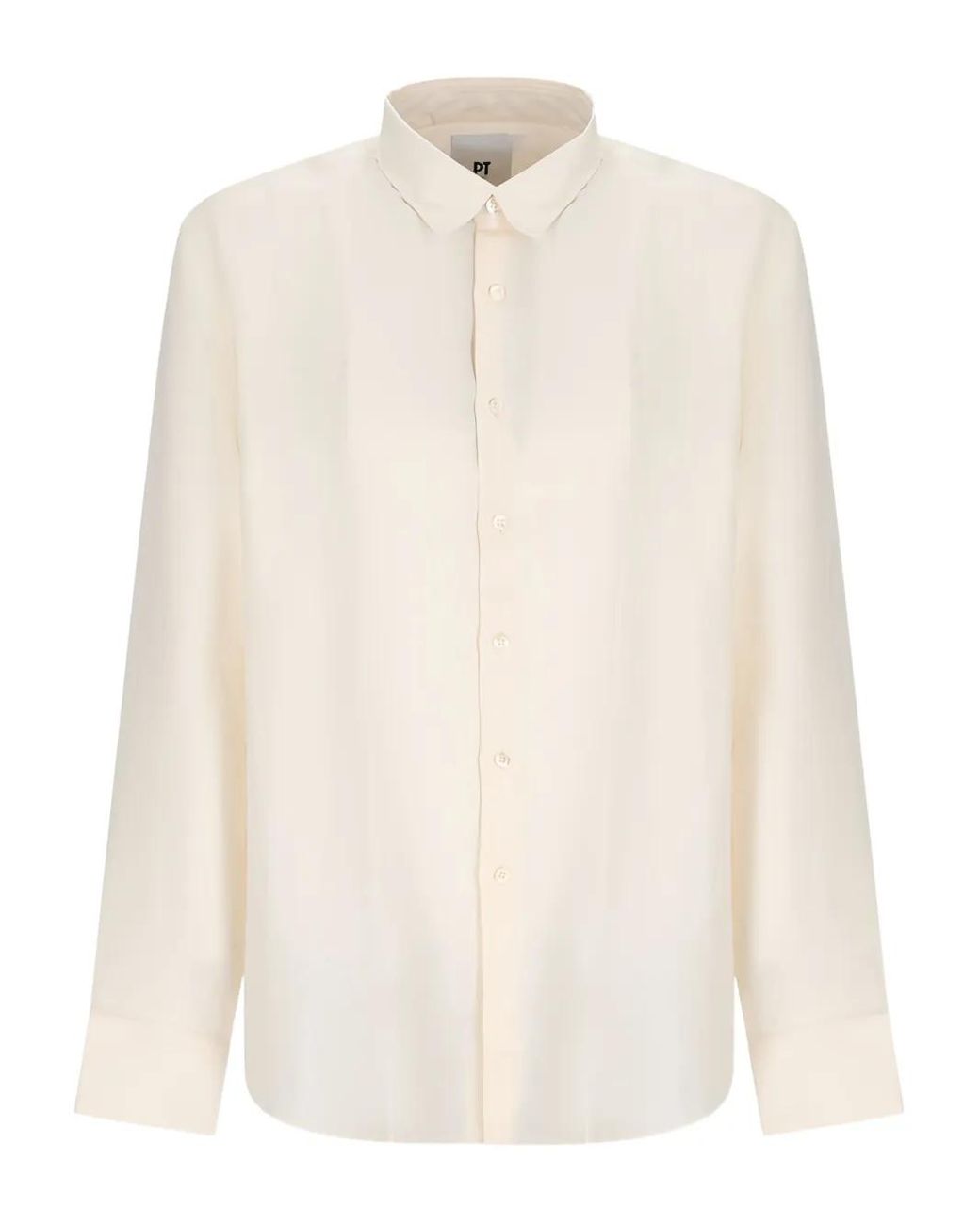 PT Torino White Long-Sleeve Shirt for men