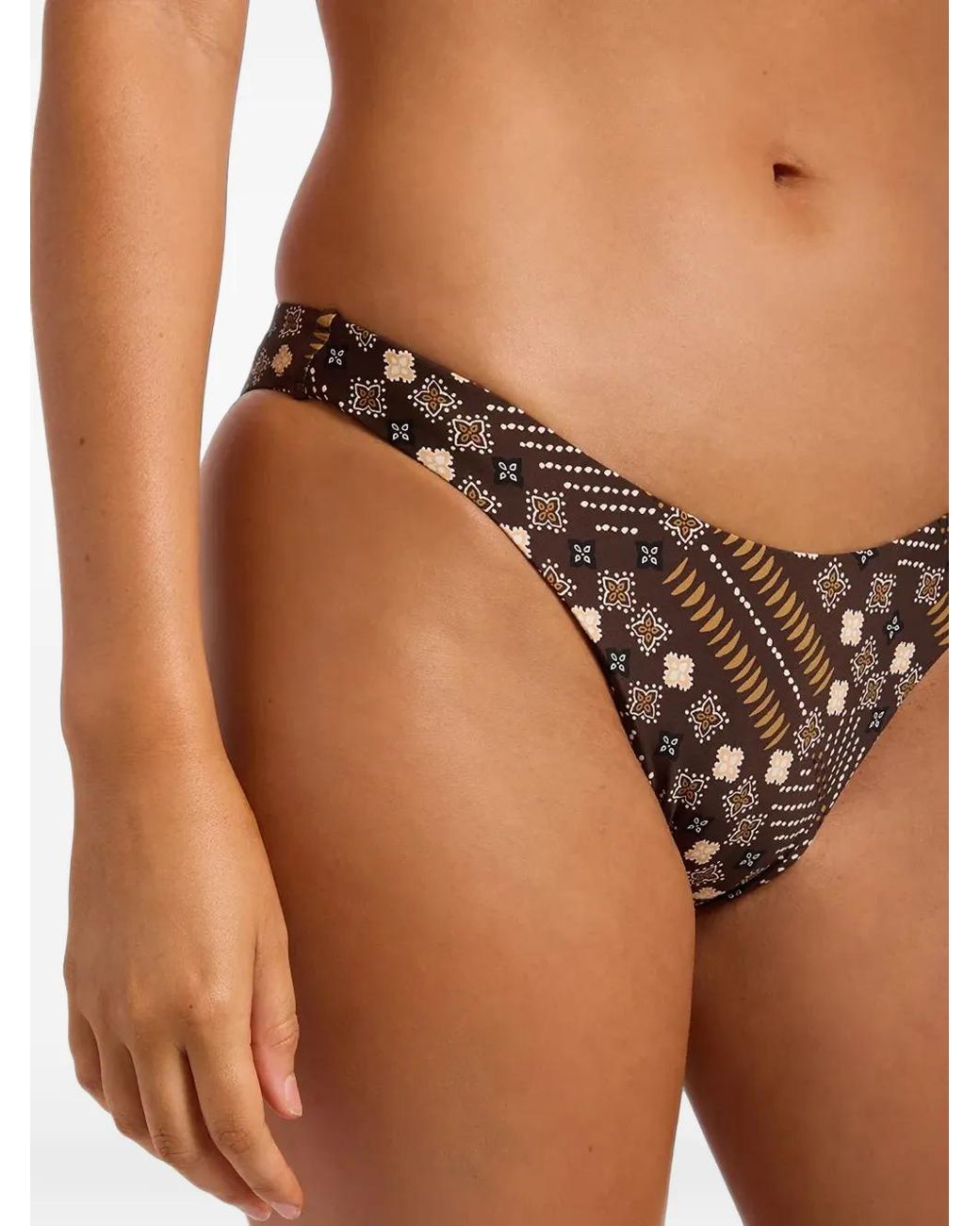 Seafolly Black Geometric-Print Bikini