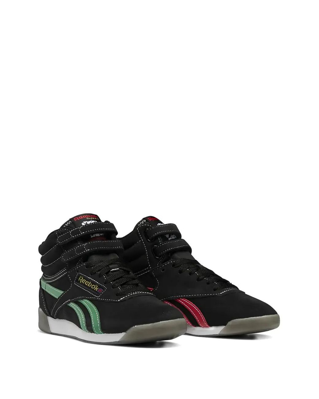 Reebok Black Freestyle High Sneakers