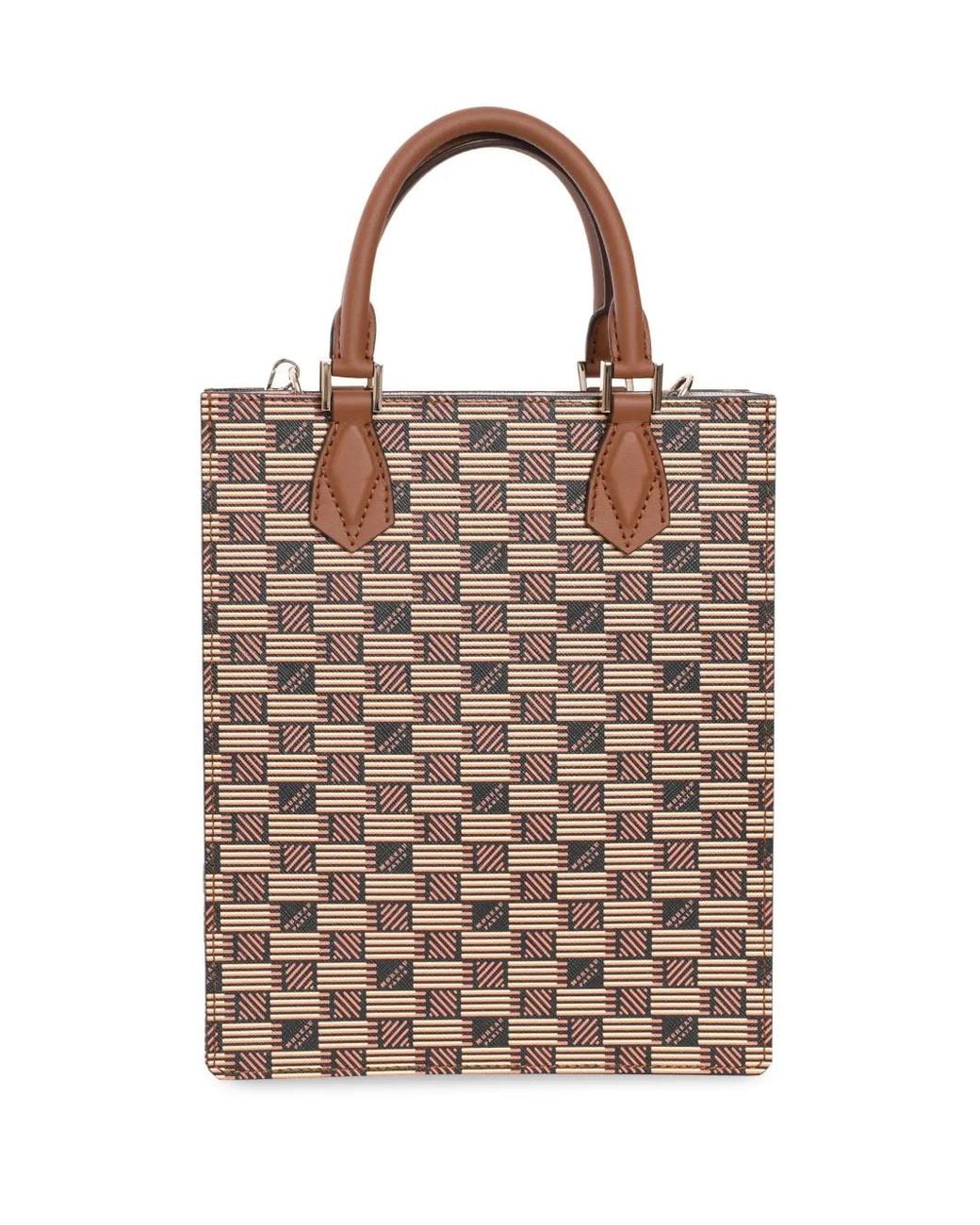 Moreau Brown Monogram-Print Tote Bag