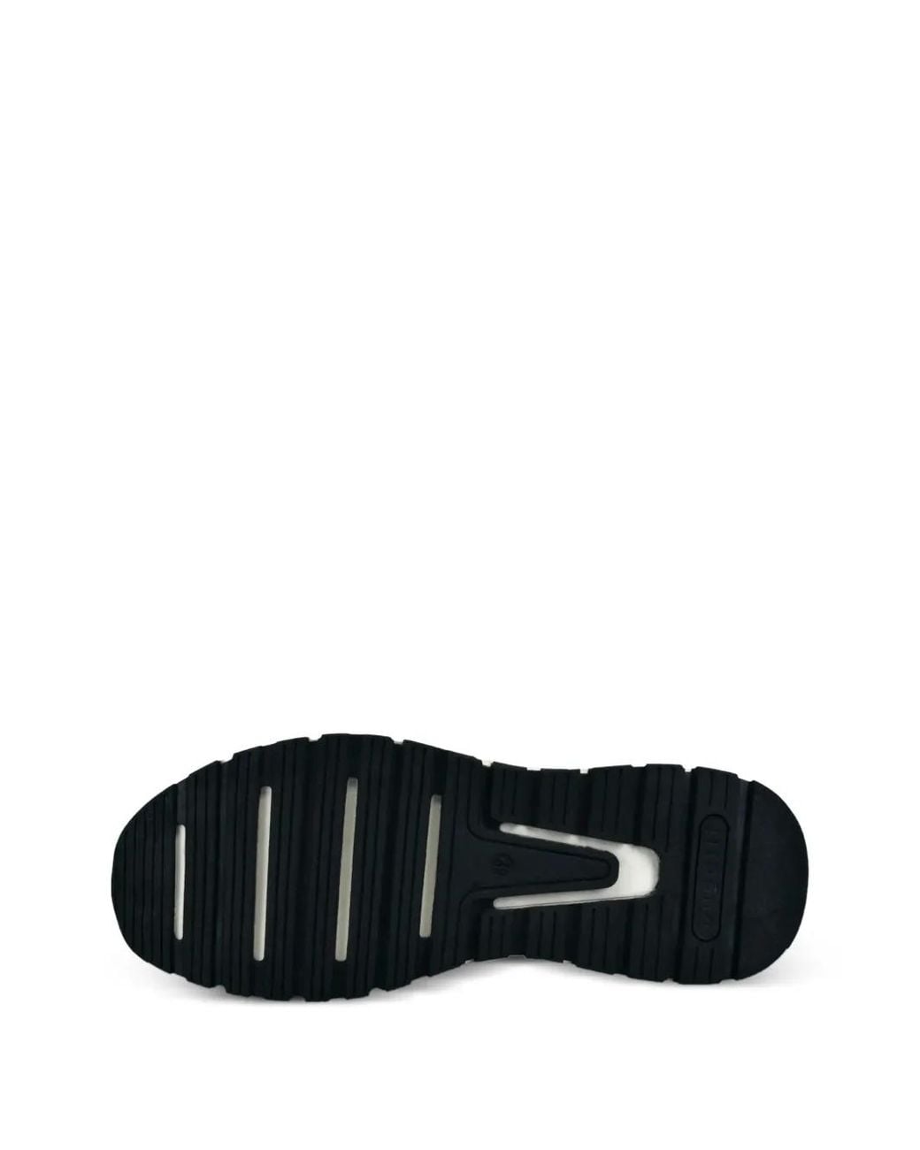 Bugatti Black Logo-Lettering Mesh-Panel Sneakers for men