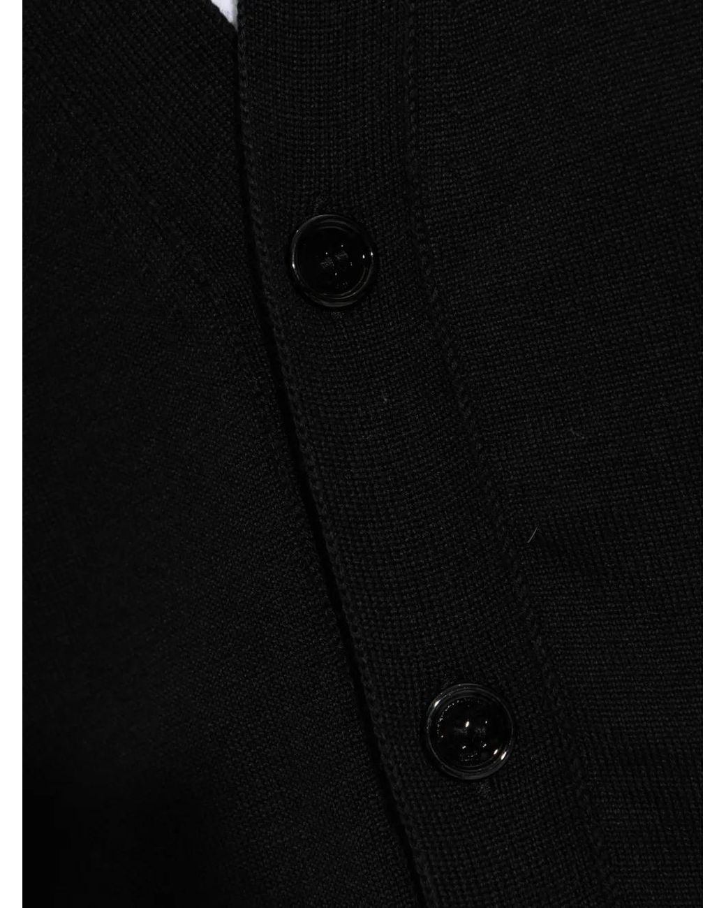 AMI Vest Met Colourblocking in het Black