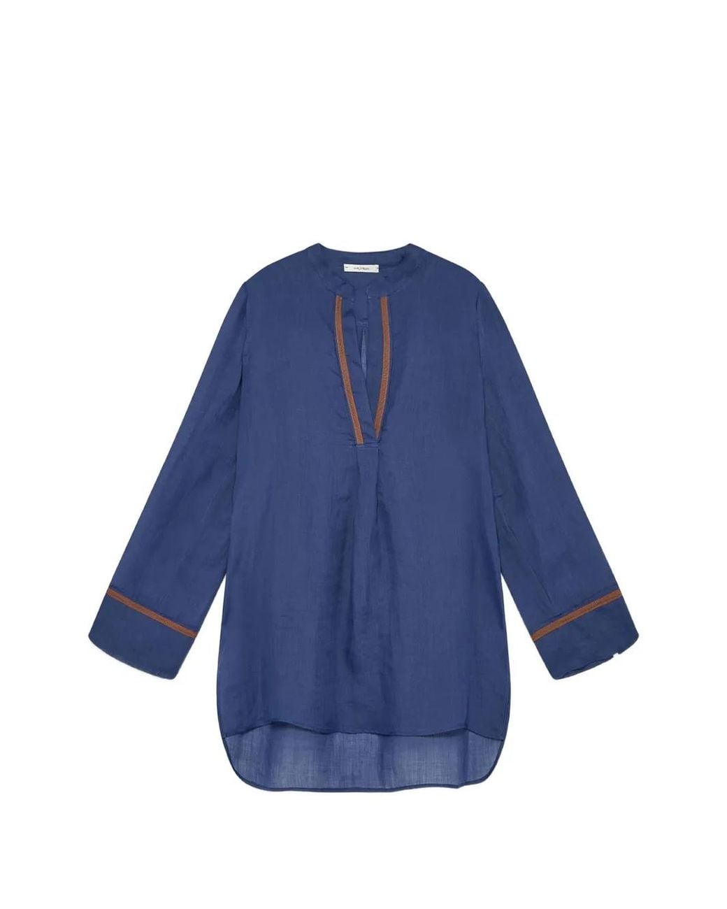 Maliparmi Blue Long-Sleeves Shirt