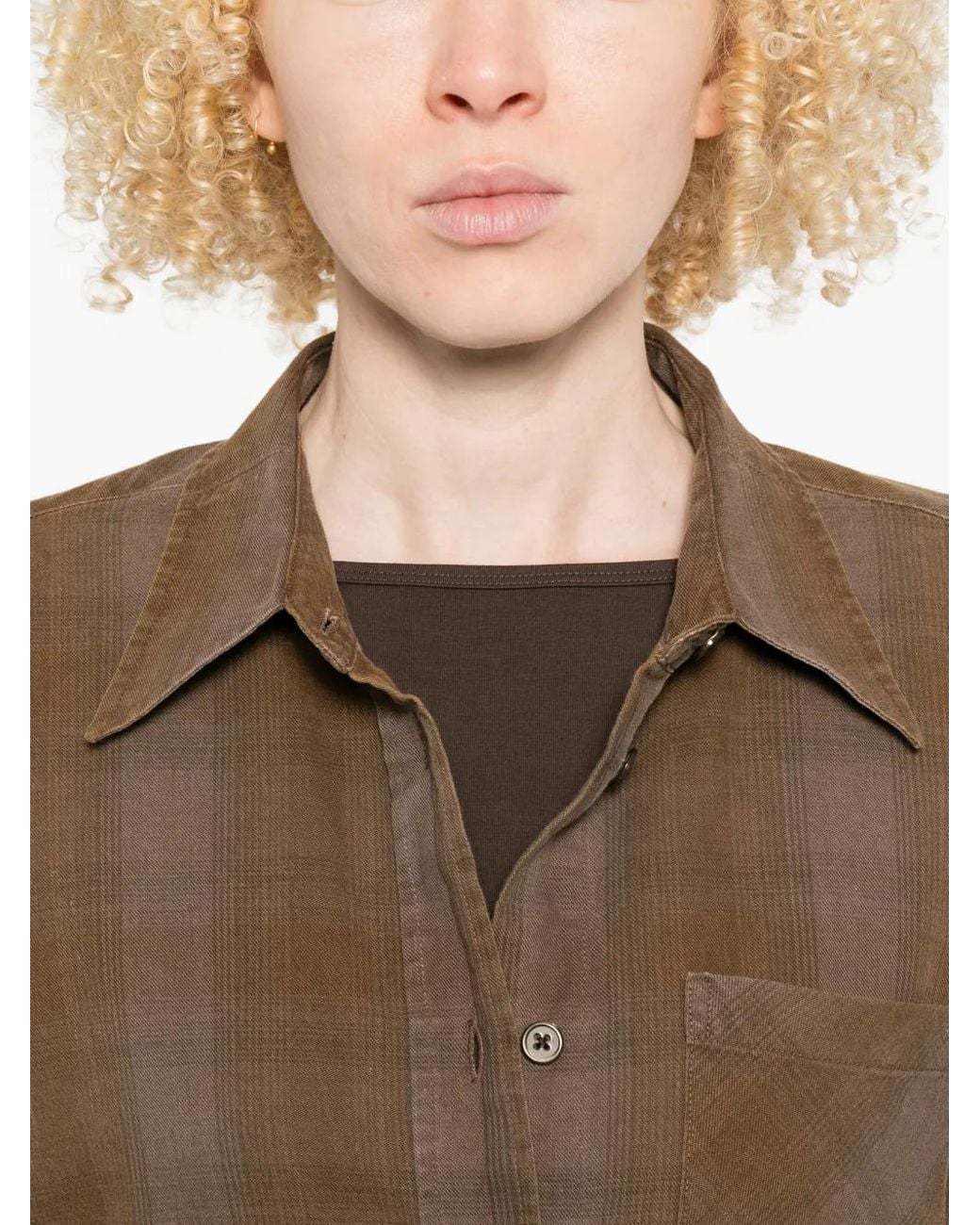 Our Legacy Brown Daisy Shirt