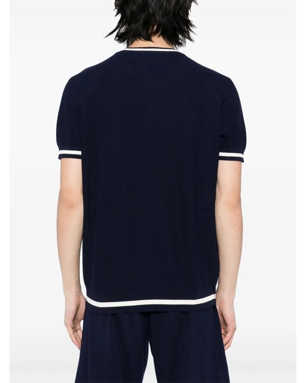 Kiton Blue Knt Sweater for men