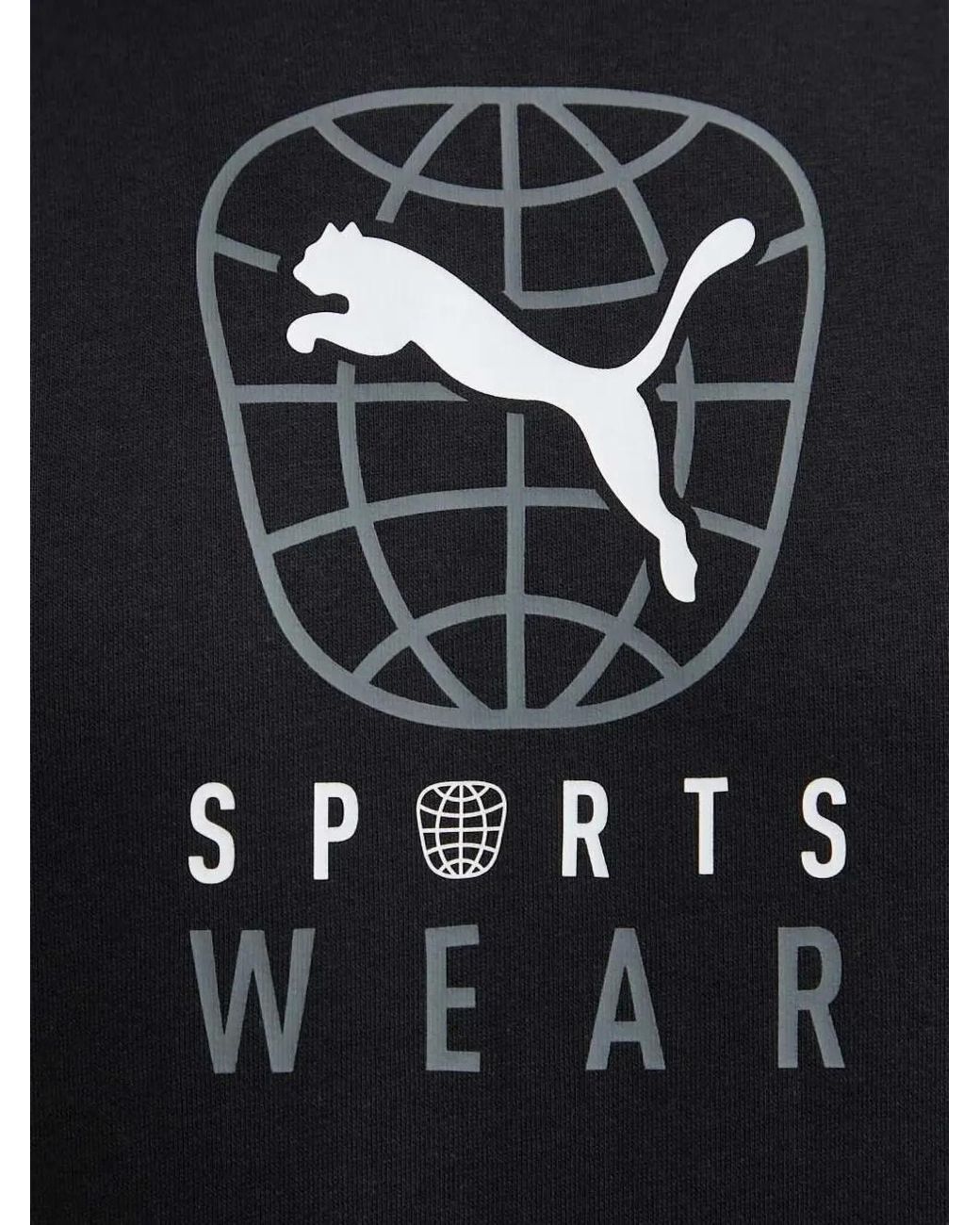 PUMA Black Better Logo-Print Hoodie for men
