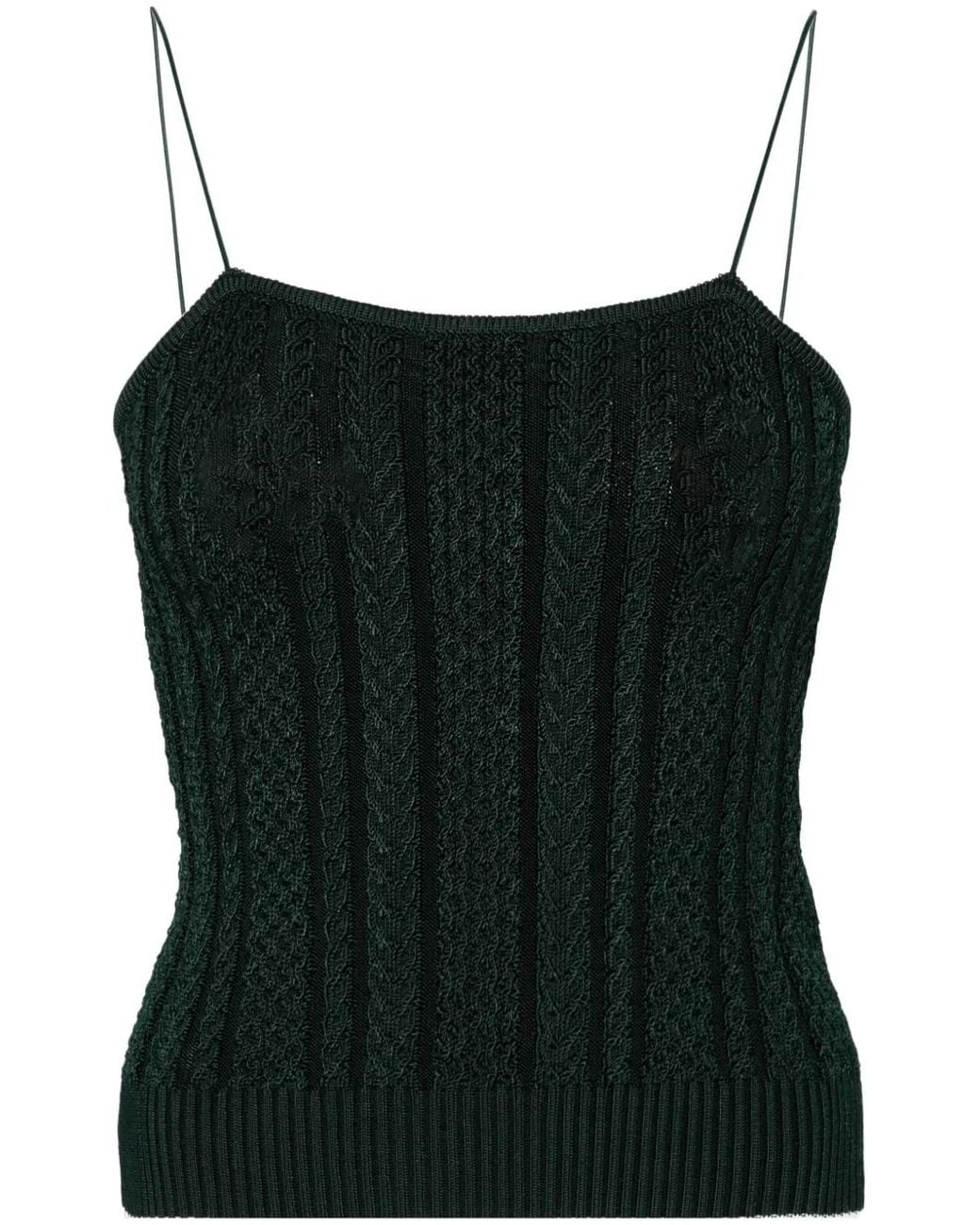 Jacquemus Black Le Haut Bela Ribbed-Knit Top