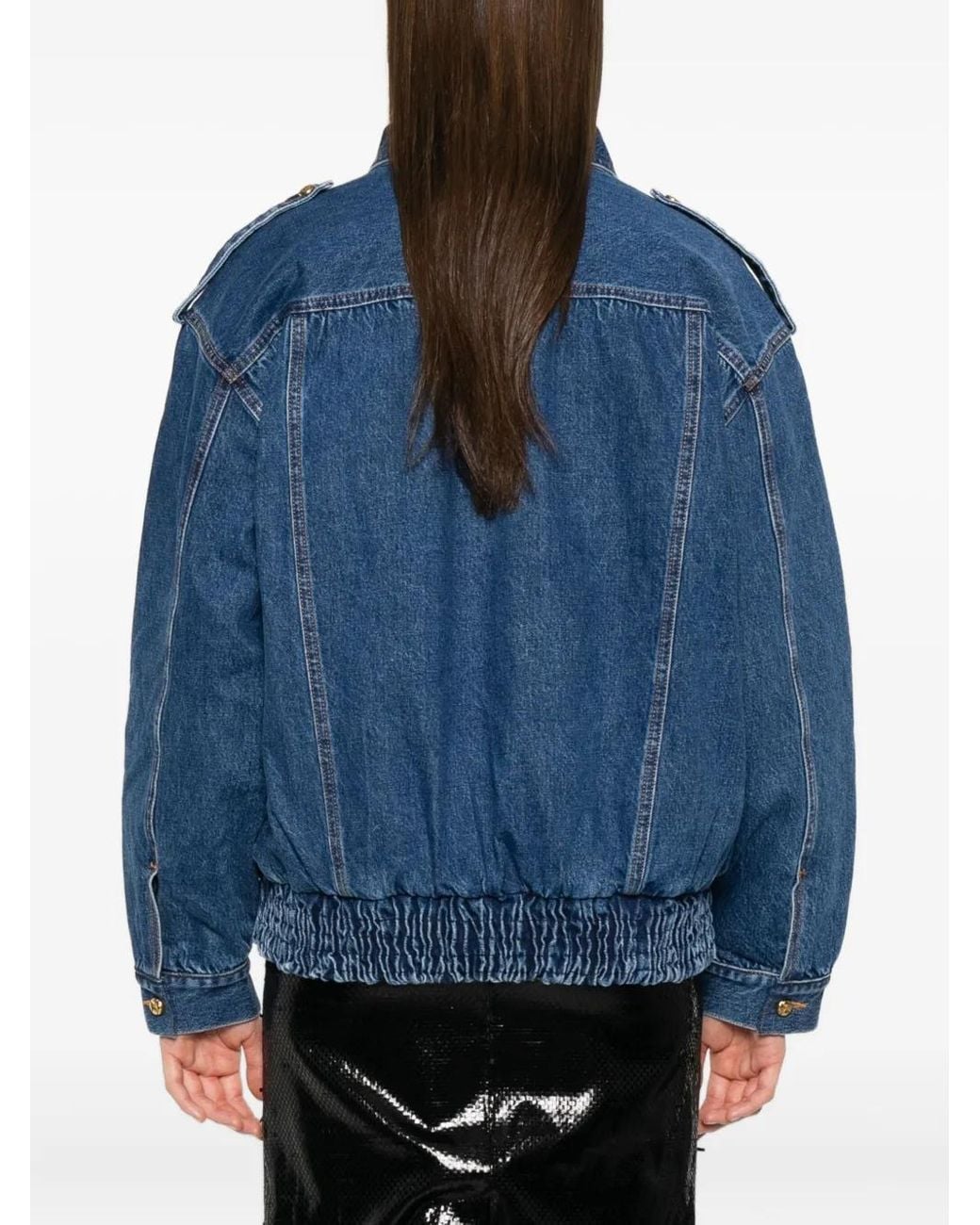 Blazé Milano Blue Elasticated Pocket Denim Jacket