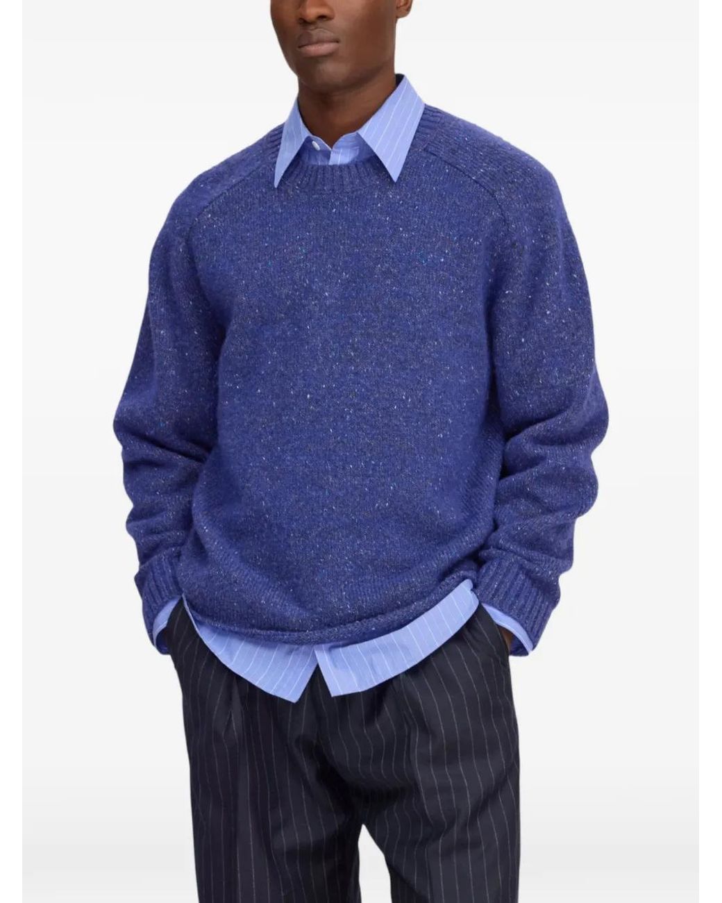 NN07 Jim Pullover Mit Flecken in Blue für Herren