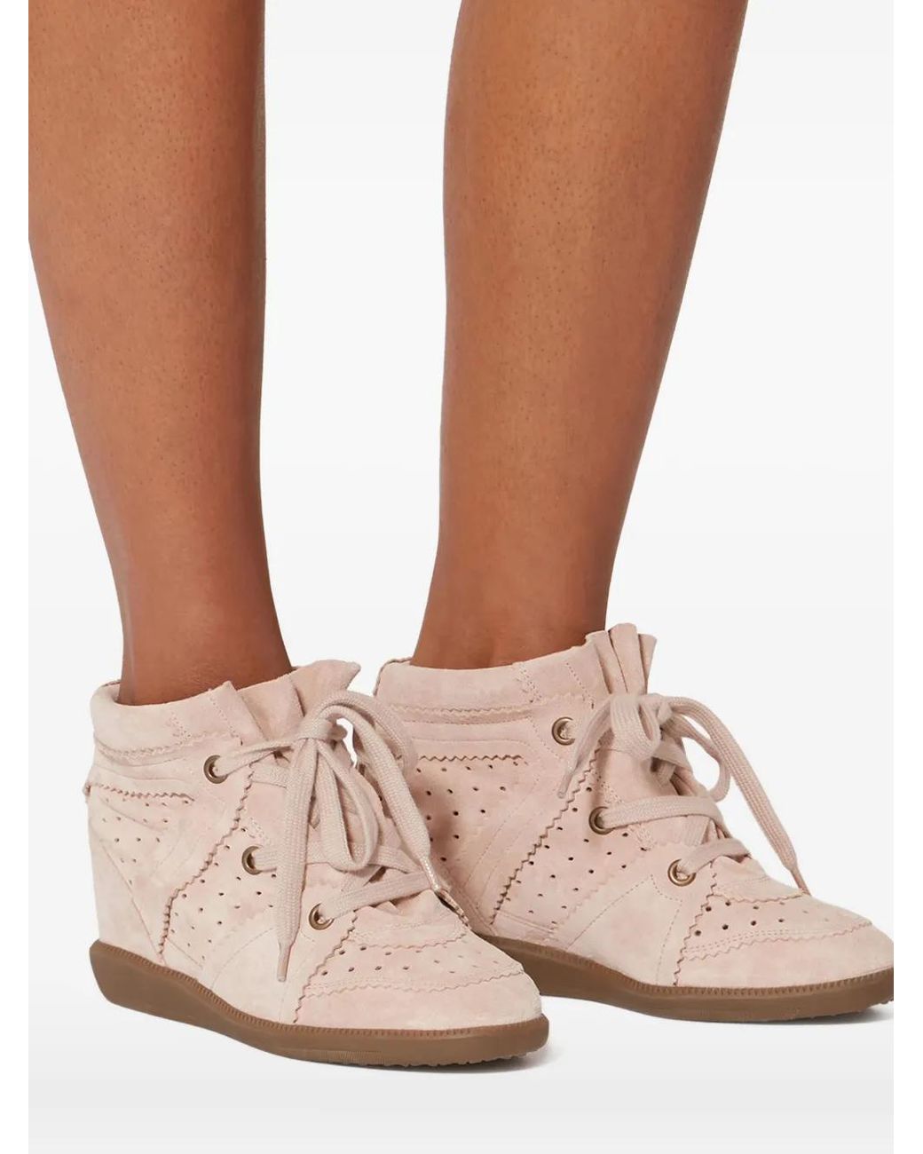 Isabel Marant Pink Bobby Sneakers