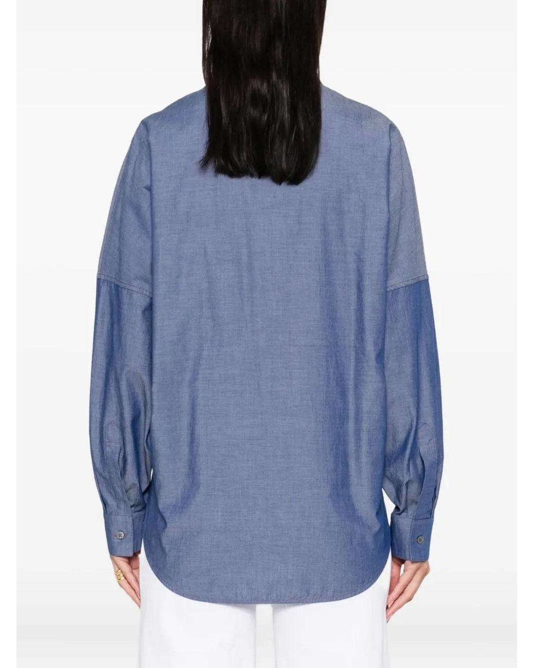 N°21 Blue Patch-Pocket Shirt