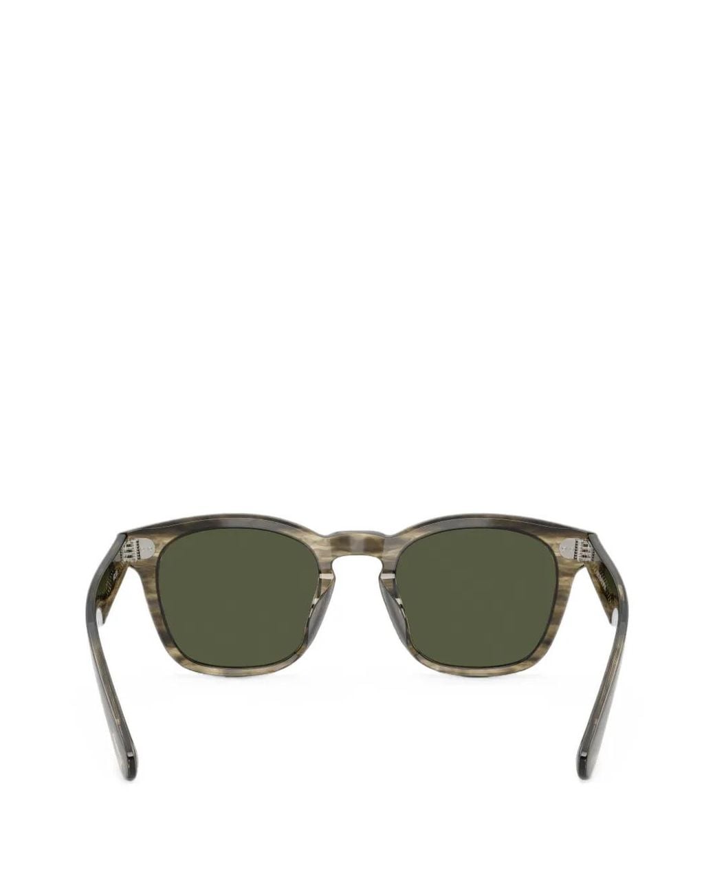 Oliver Peoples Green Lunettes De Soleil À Monture Carrée