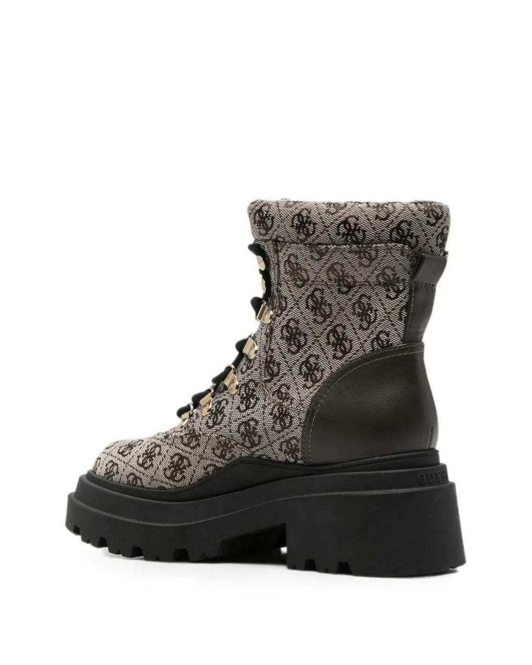 Guess Black Vaney Combat Boots