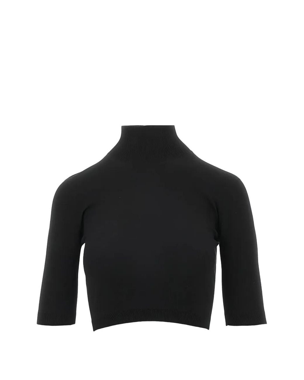 Max Mara Black Haut Maxcanale À Col Roulé