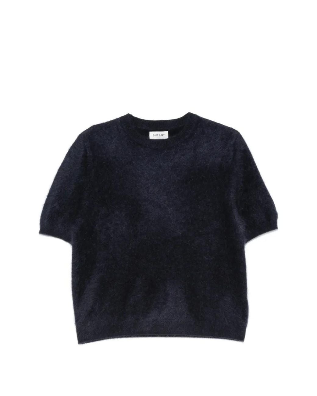 Soft Goat Blue T-Shirt À Manches Courtes