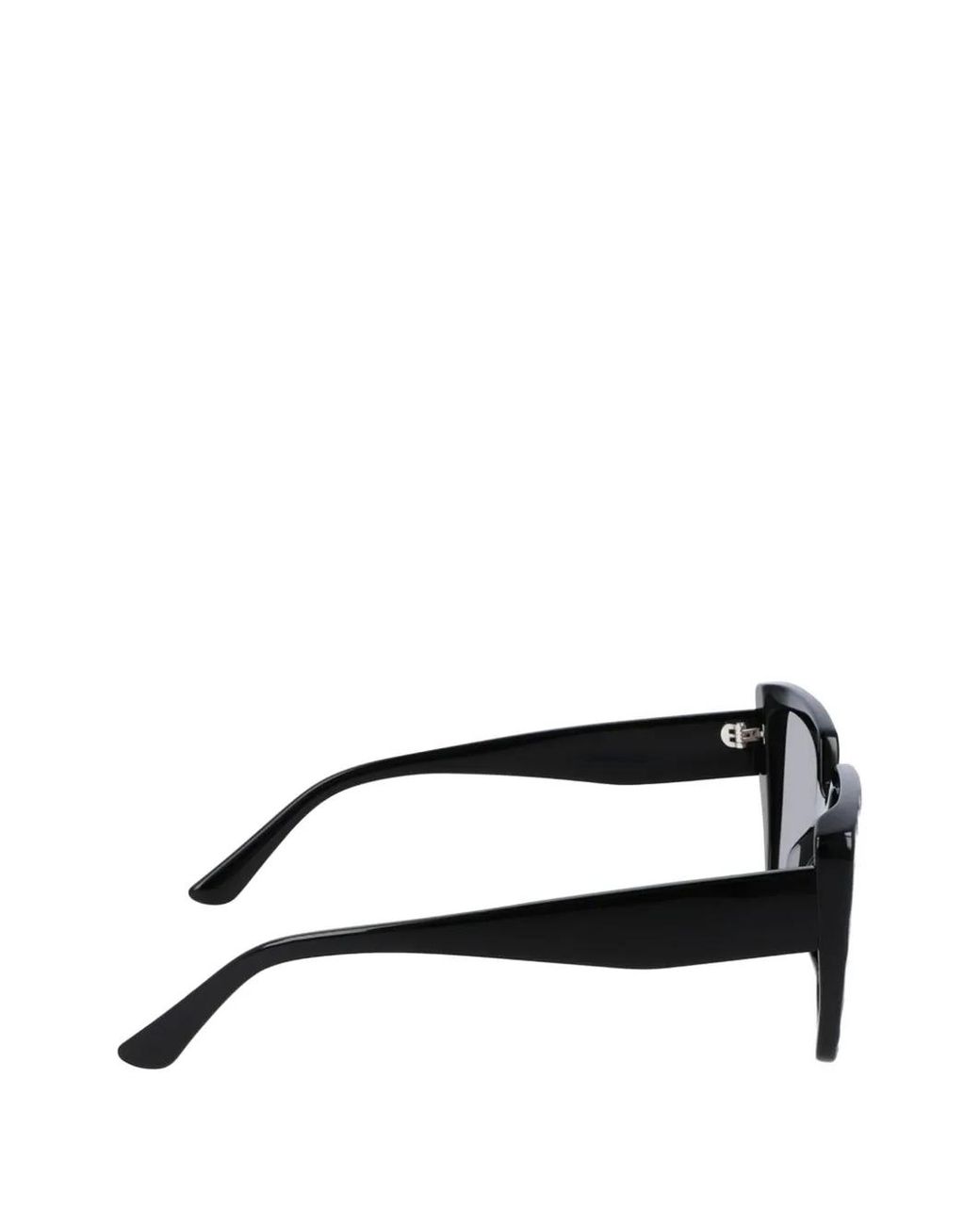 Karl Lagerfeld Black Patterned Square-Frame Sunglasses