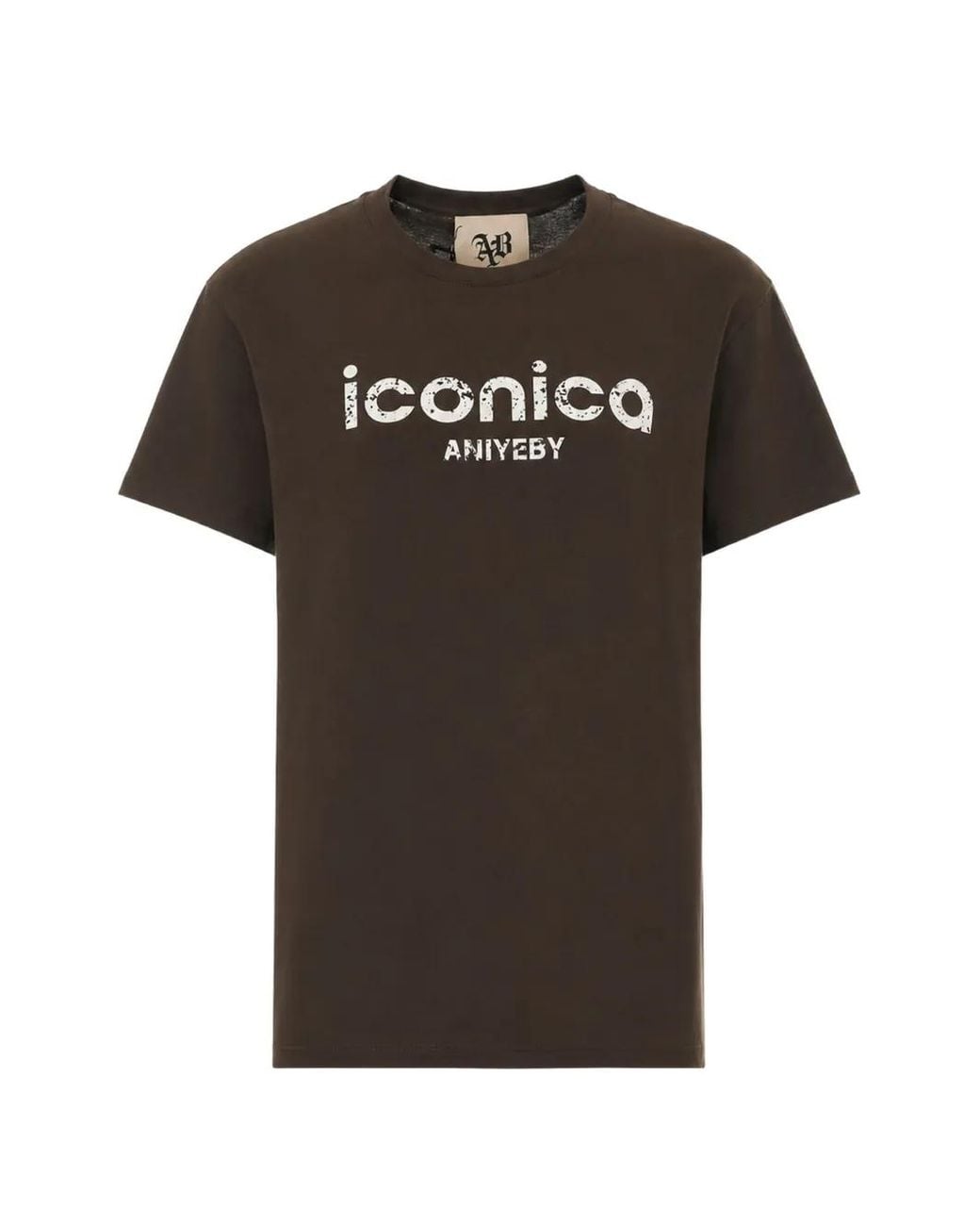 Aniye By Black Logo-Print Crew-Neck T-Shirt